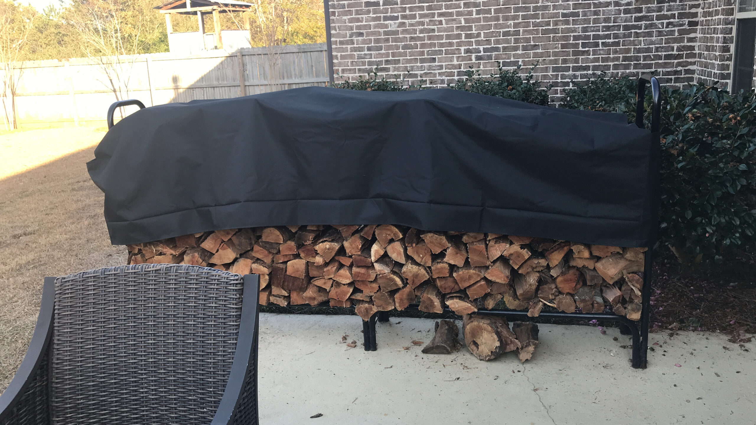 Champion 96-Inch Firewood Rack Cover customer photo 1