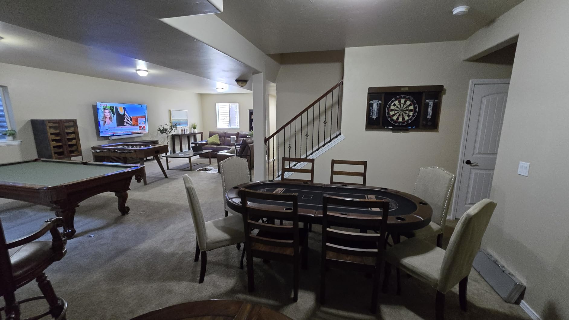 Barrington Poker Multiple Styles Folding Poker Table & Poker Table Top/Dining Table Collection, Durable Padded Rail Tables with Felt Playing Surface, Perfect for Texas Holden Games customer photo 2