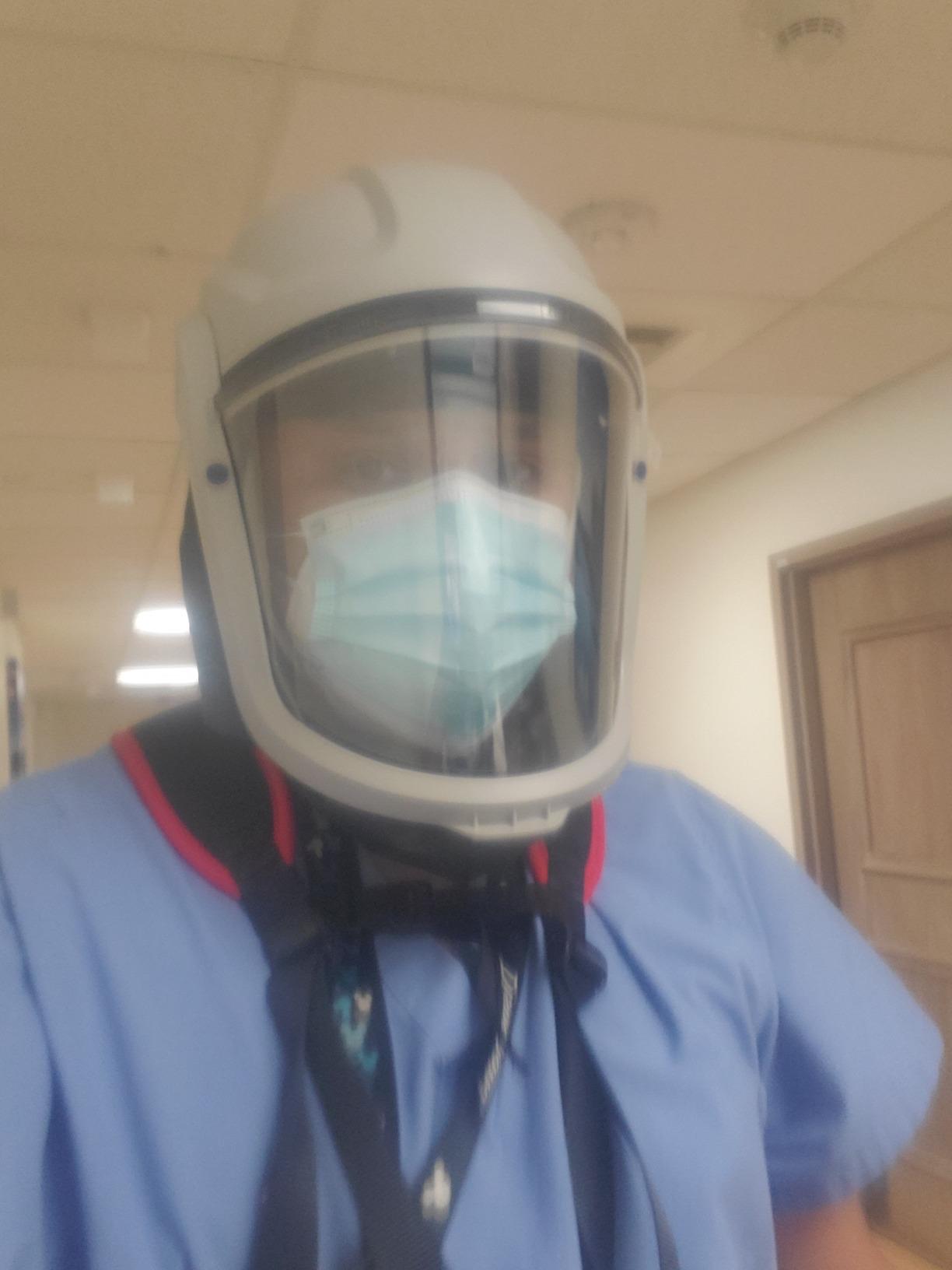 3M PAPR Respirator, Versaflo Powered Air Purifying Respirator Kit, TR-300N+ ECK, Healthcare, Hood Assembly, Easy to Clean and Maintain, All-in-One Respiratory Protection customer photo 2