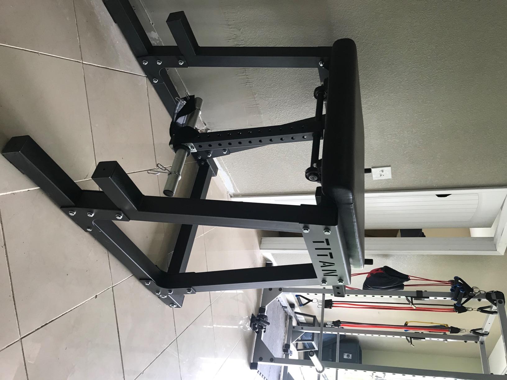 Titan Fitness H-PND, Reverse Hyperextensions Lower Body Machine, Rated 700 LB, Specialty Home Gym Machine for Physical Therapy, Back Rehab Exercises, and Everyday Training customer photo 1