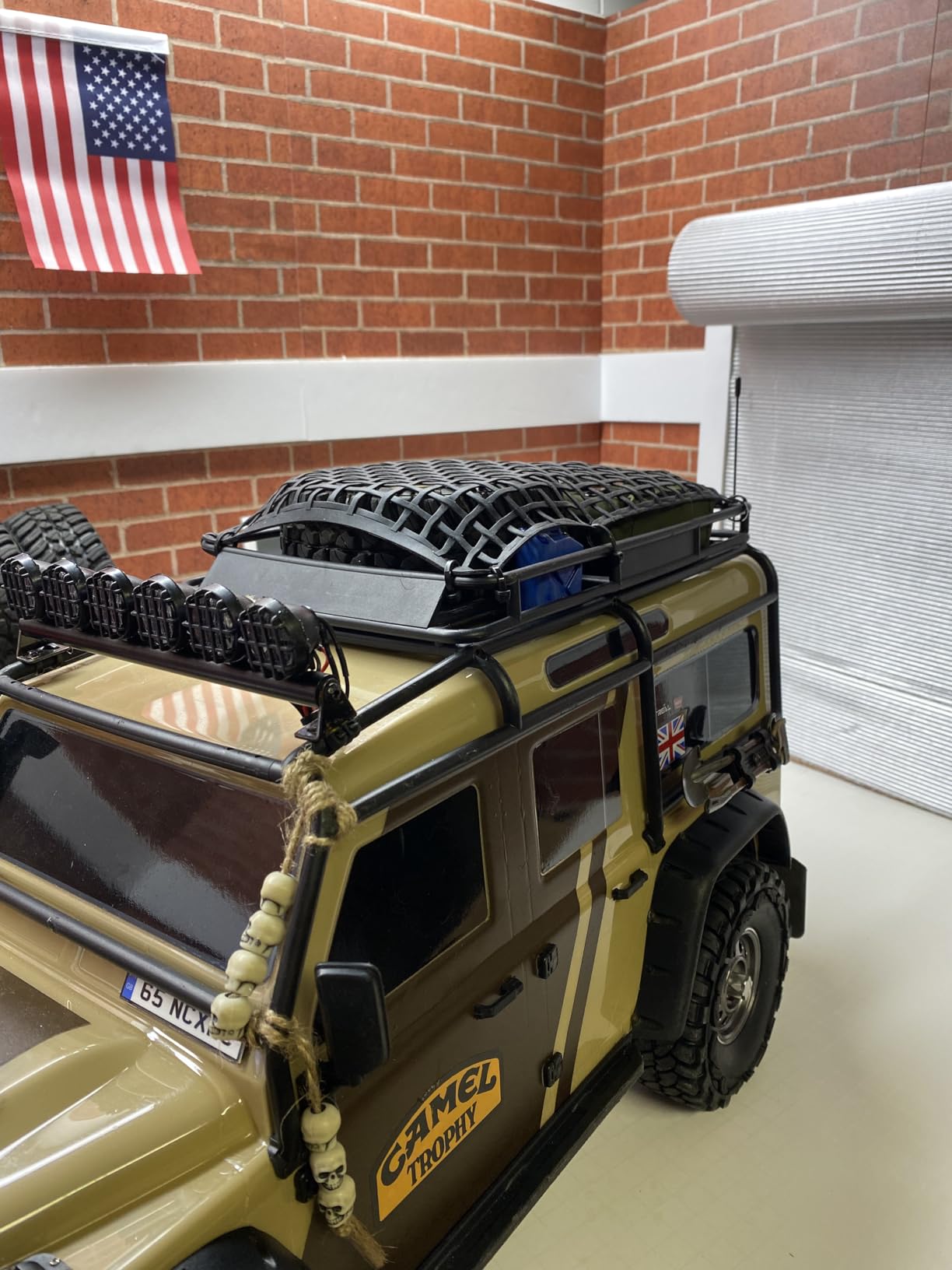 RCLIONS Rubber RC Car Window Net Luggage Net for 1/10 1/8 1/6 Crawler Car customer photo 2
