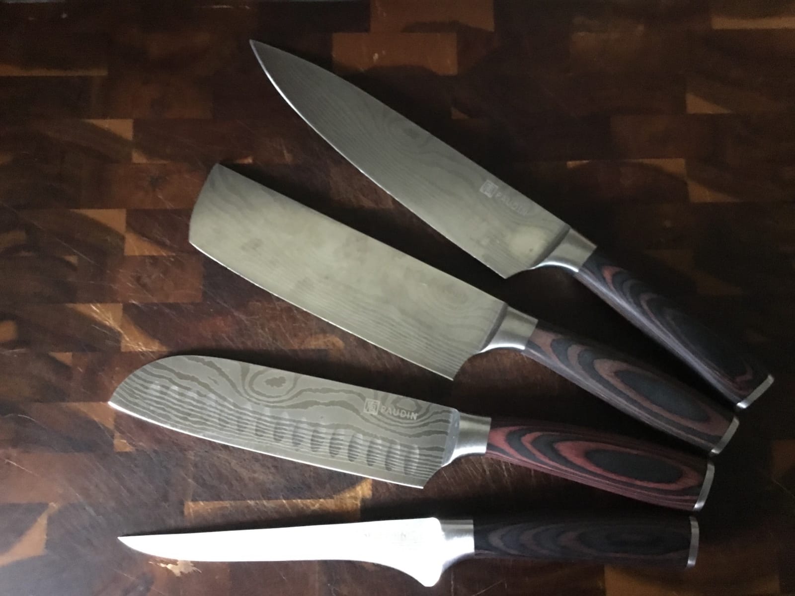 PAUDIN Santoku Knife Chef Knife, Ultra Sharp 7