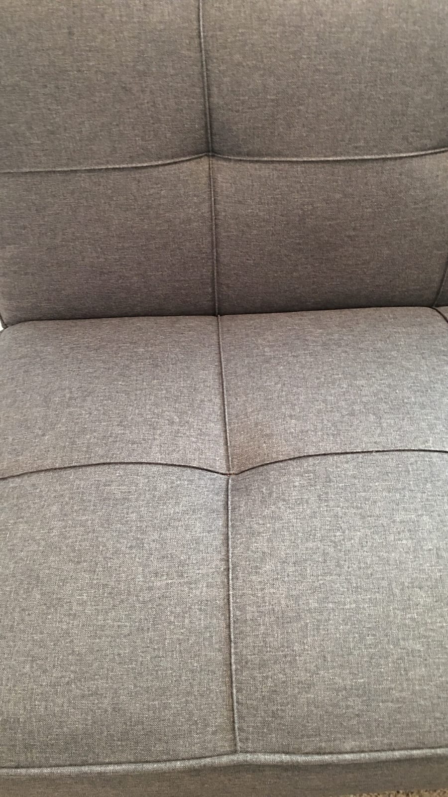 Serta Rane Futon Sofa Bed 66.1 inch, 3-in-1 Convertible Couch Sleeper for Small Spaces, Tufted Back, Twin Size Guest Bed, Black Woven Fabric customer photo 1