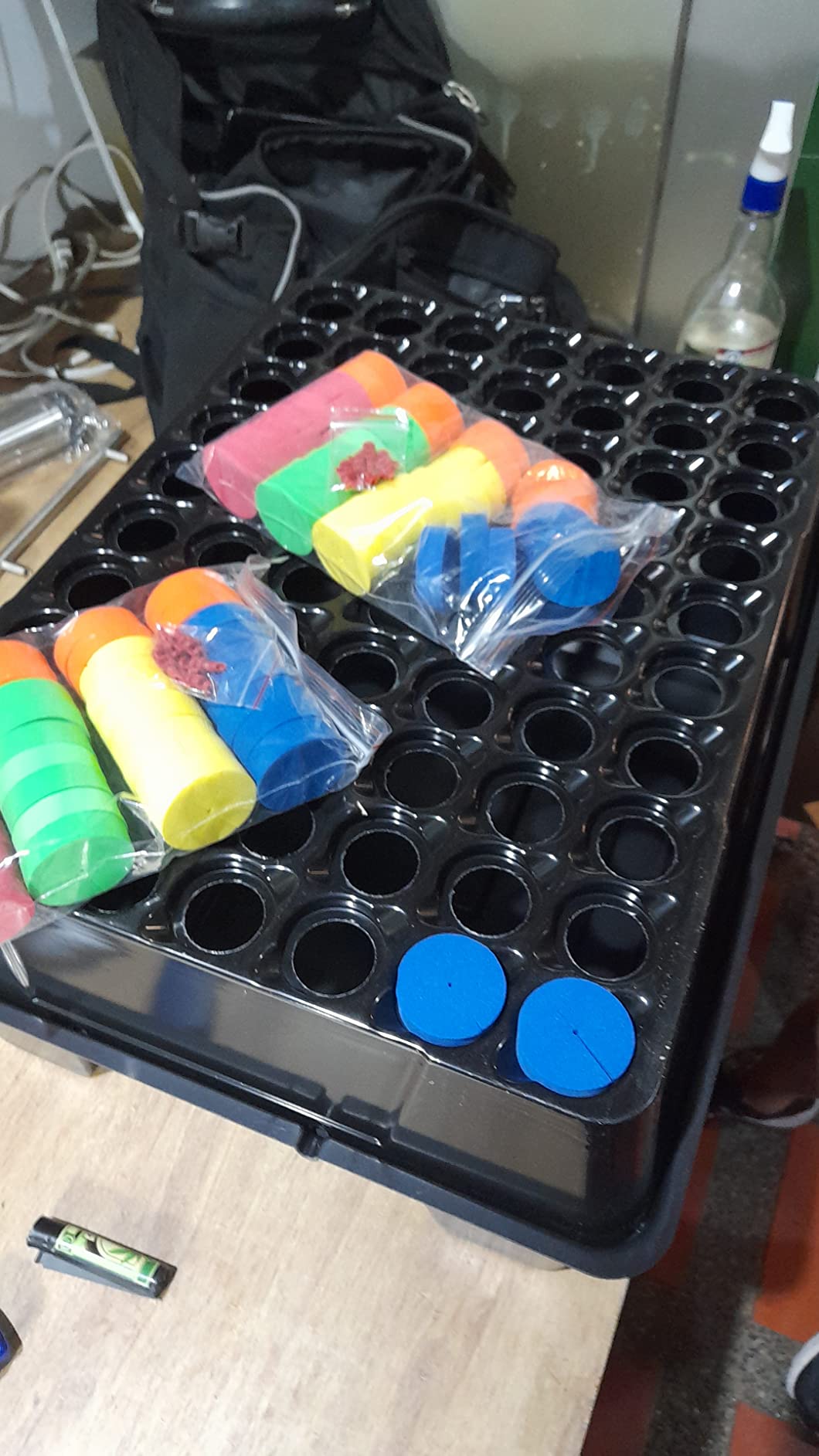 HORTIPOTS Cloning Machine Aeroponic Cloner System 70 Site for Plant Cuttings Using 1.625 inch Neoprene Clone Inserts (1-5/8 inch) customer photo 1