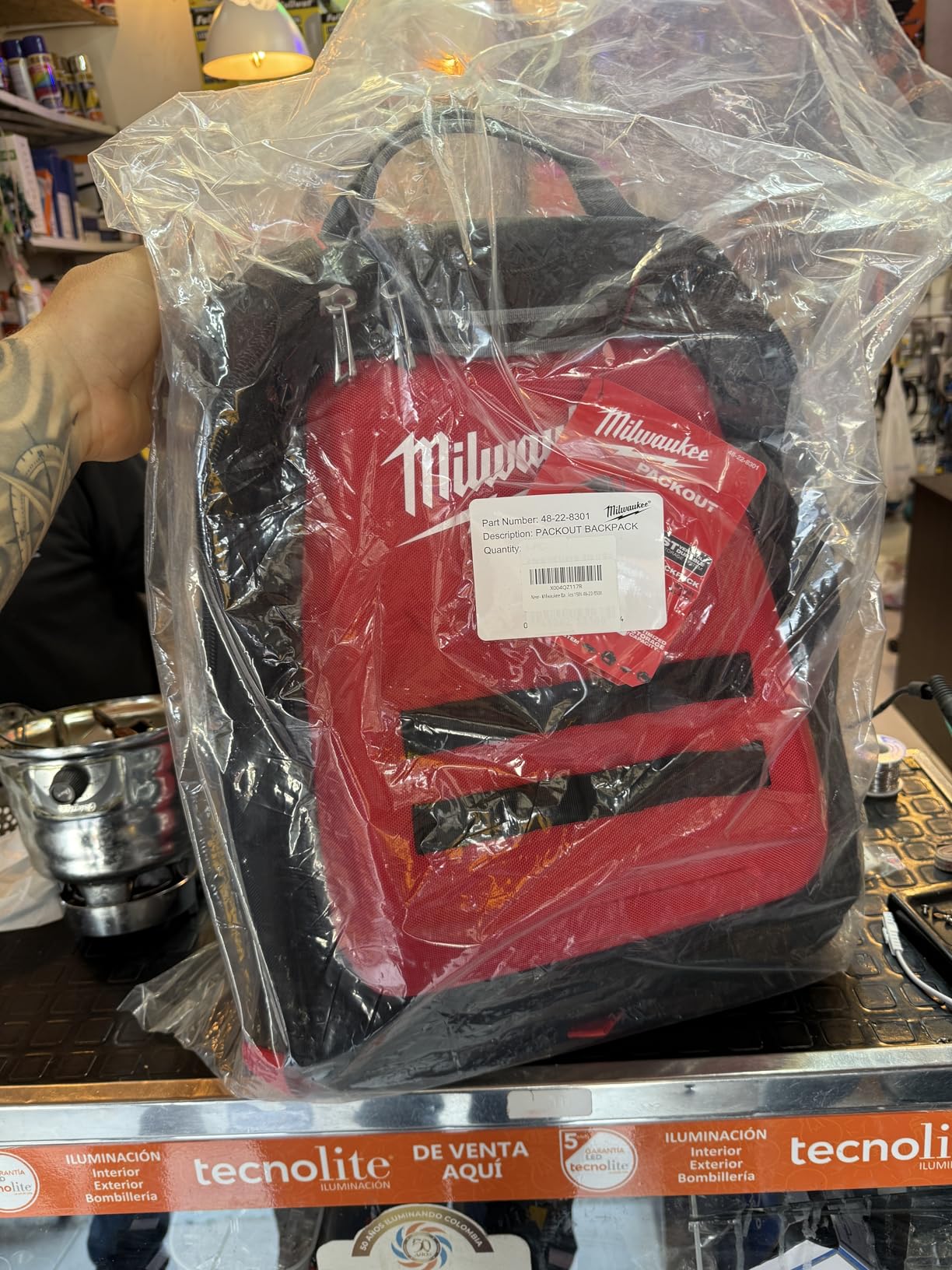 Milwaukee 48-22-8301 Jobsite Backpack, 48 Pockets, 15IN customer photo 2