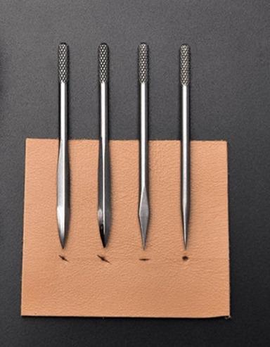 OWDEN Professional Leather Tool, 4 in 1 awl Tool Set for leathercraft | 4 Types sharp blade for leather Working customer photo 2