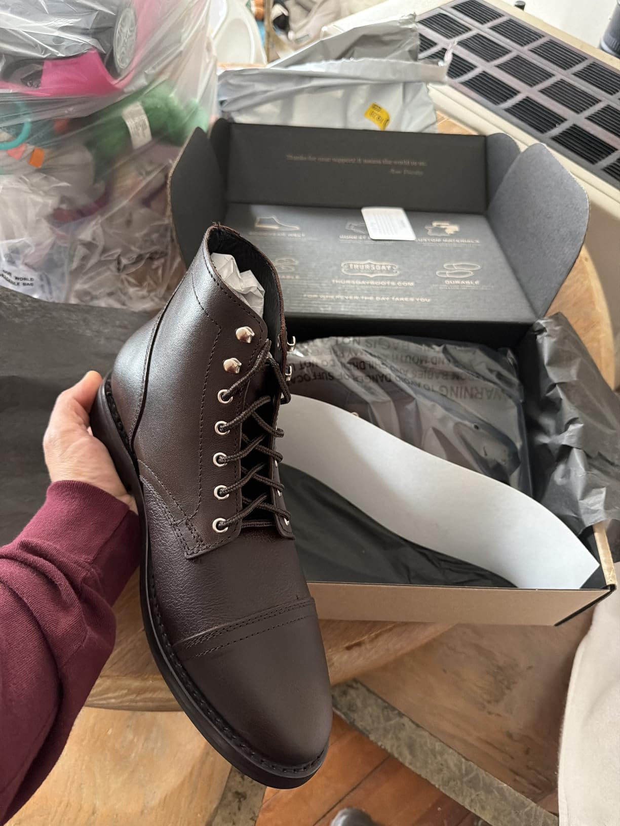 Thursday Boot Company Men's Captain Cap Toe Boots customer photo 1