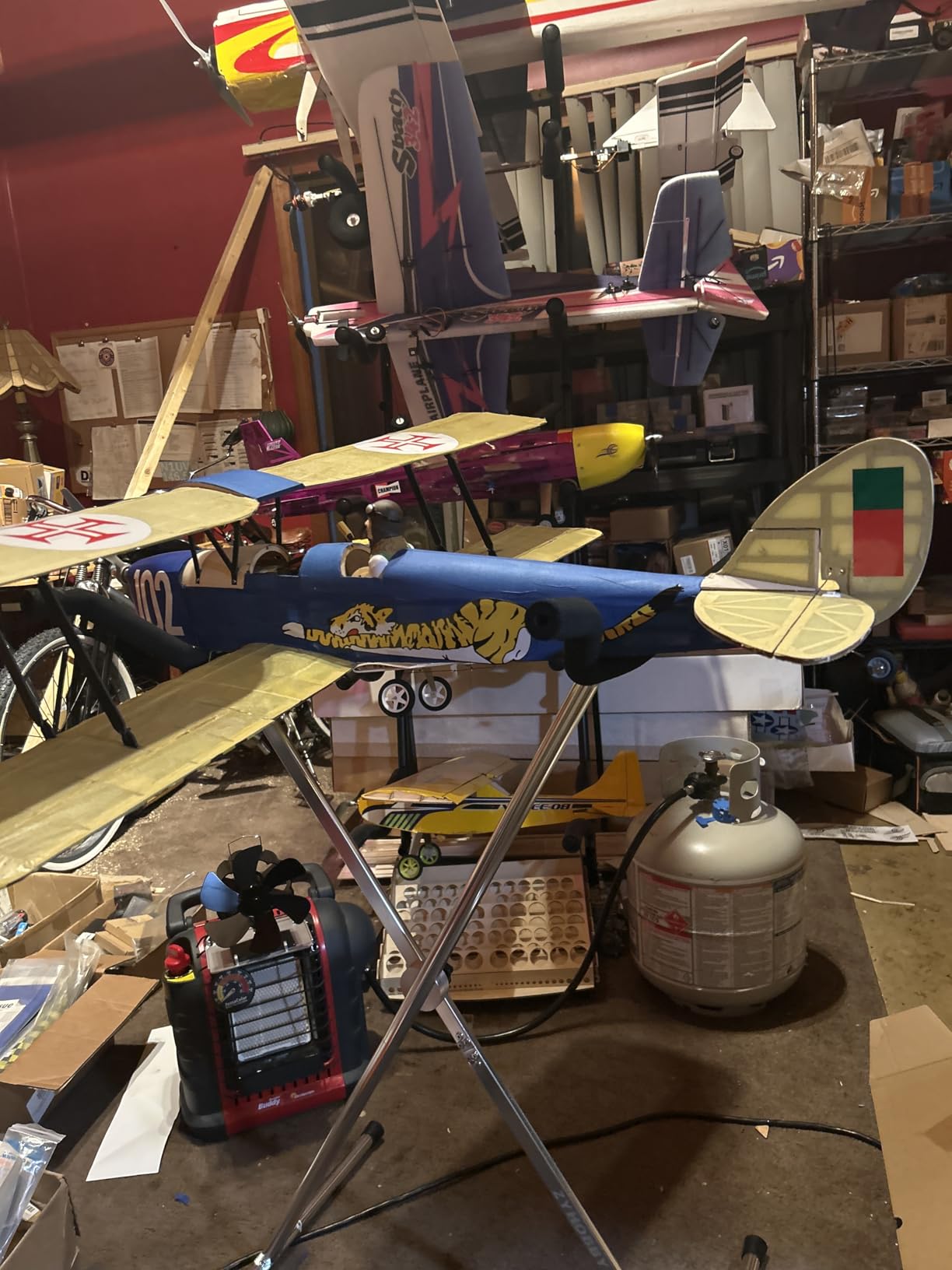 Viloga Upgrade Balsa Wood Airplane Kits Mini Tiger Moth Biplane, 39
