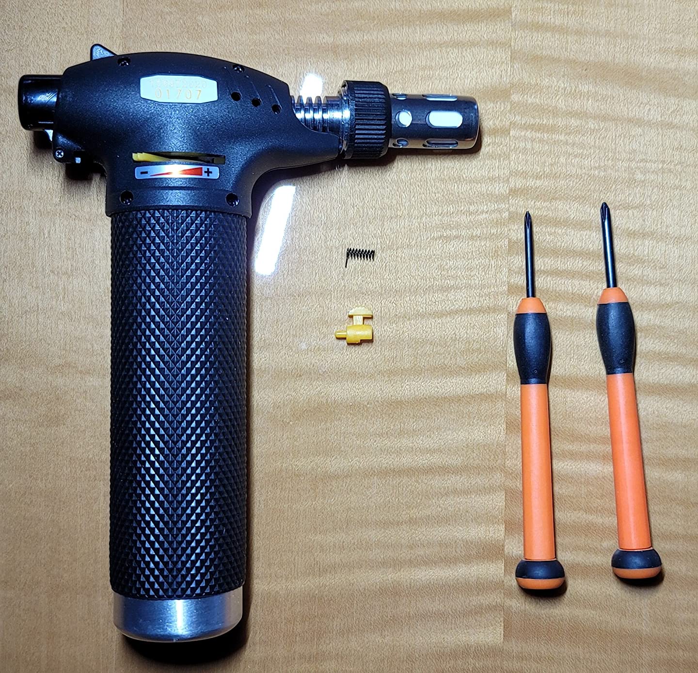 LEXIVON Butane Torch Multi-Function Kit | Premium Self-Igniting Soldering Station with Adjustable Flame | Pro Grade 125-Watt Equivalent (LX-771) customer photo 1