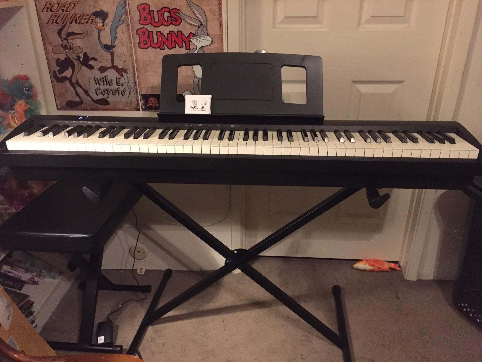 Roland FP-10 Compact 88-Note Digital Piano | SuperNATURAL Piano Tones, Authentic Acoustic Feel Keyboard, Great for Beginners & Experienced Players customer photo 1