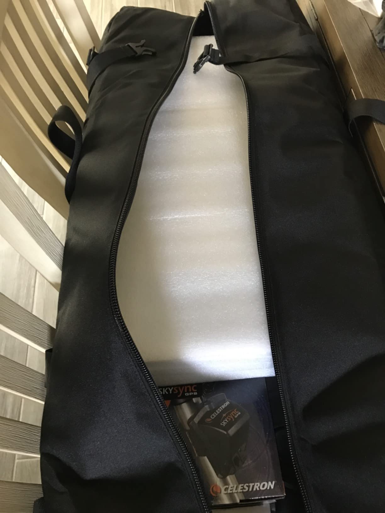 Multipurpose Telescope Bag - Shock-Absorbent Telescope Carrying Case with Adjustable Shoulder Strap and Extra Storage - Military-Grade, Water Repellent Camera Case (39 inches) customer photo 2