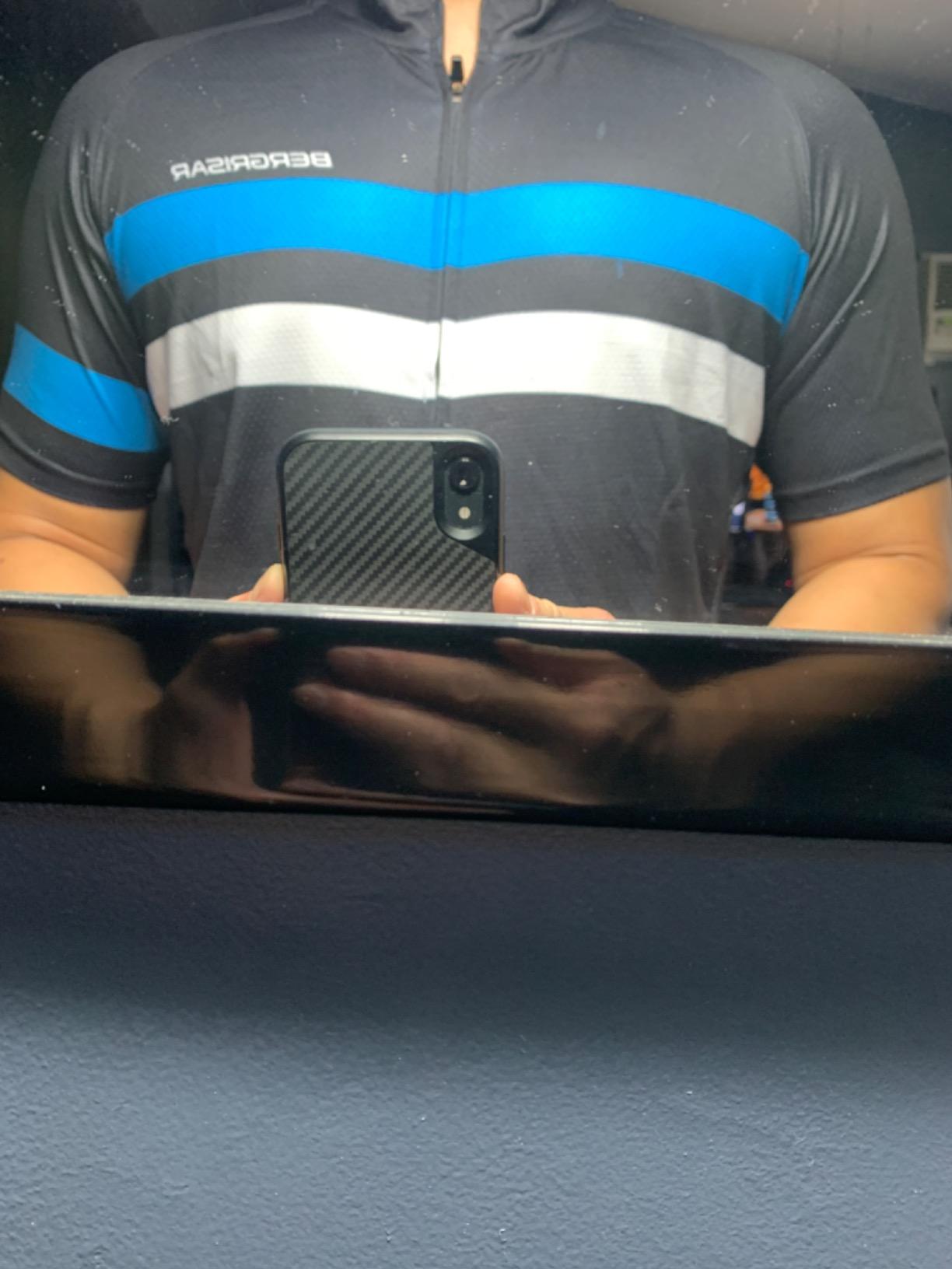 BERGRISAR Men's Cycling Jerseys Short Sleeves Bike Shirt customer photo 2
