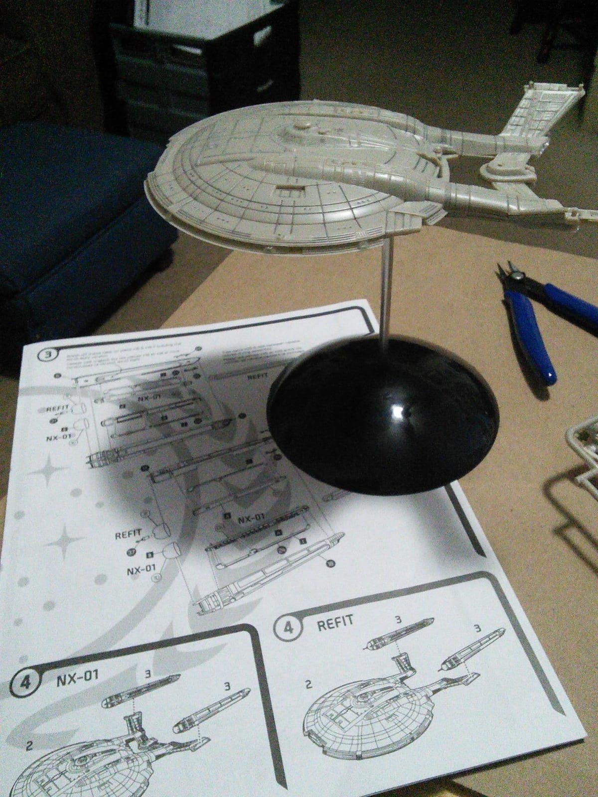 Polar Lights Star Trek NX-01 Enterprise (Snap) 2T 1:1000 Scale Model Kit customer photo 1