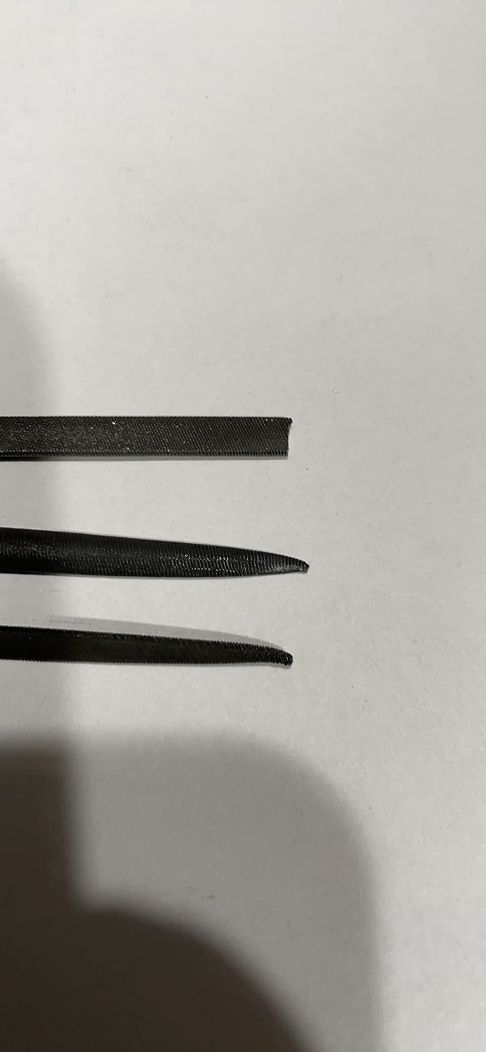 10Pcs Needle File Set- Hardened Alloy Steel, Mini Set Includes Tapered Round, Half Round, Barrette, Crossing, Knife, Warding, Square, Three Square customer photo 1