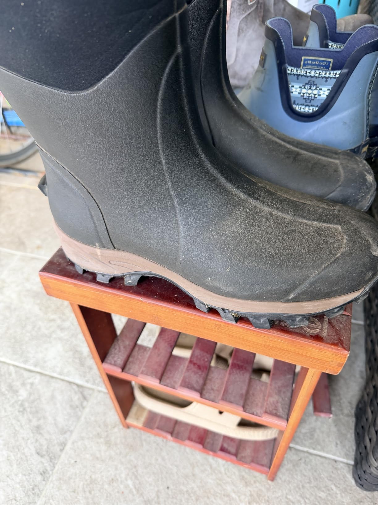 Rubber Neoprene Boots for Men and Women, Waterproof Rain Boot customer photo 2