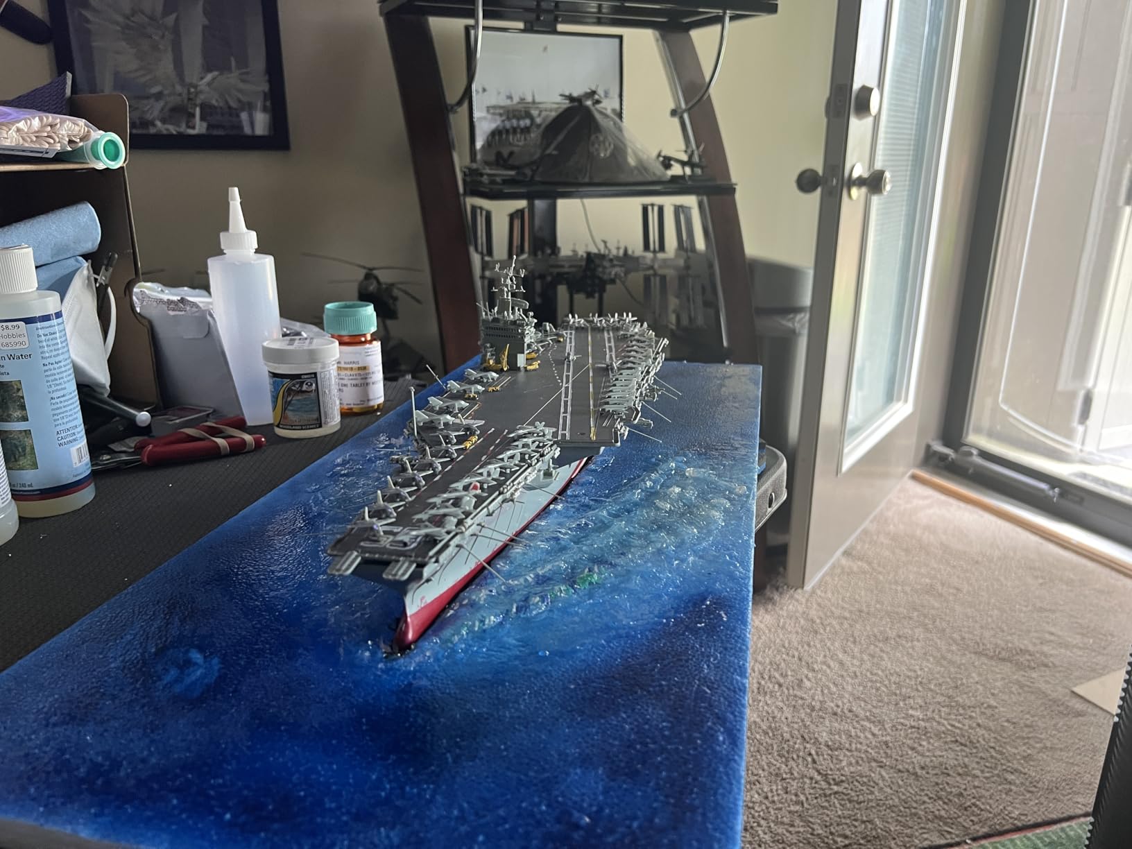 Academy USS Enterprise CVN-65 Aircraft Carrier Plastic Model Kits 1/600 Scale customer photo 1