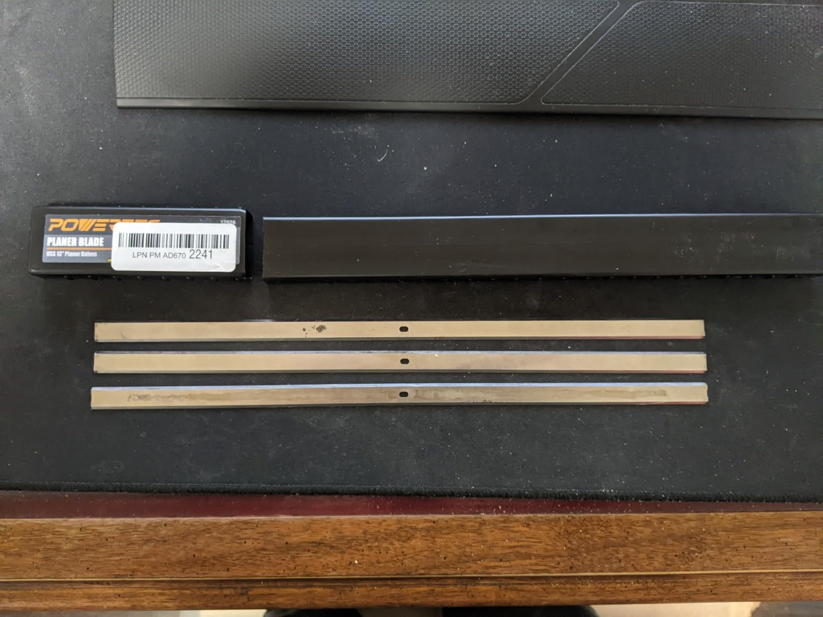 POWERTEC 13 Inch Planer Blades for RIDGID R4330, TP1300LS Planer, Replacement for AC20502 Planer Knives, Set of 6 (12828DD) customer photo 2