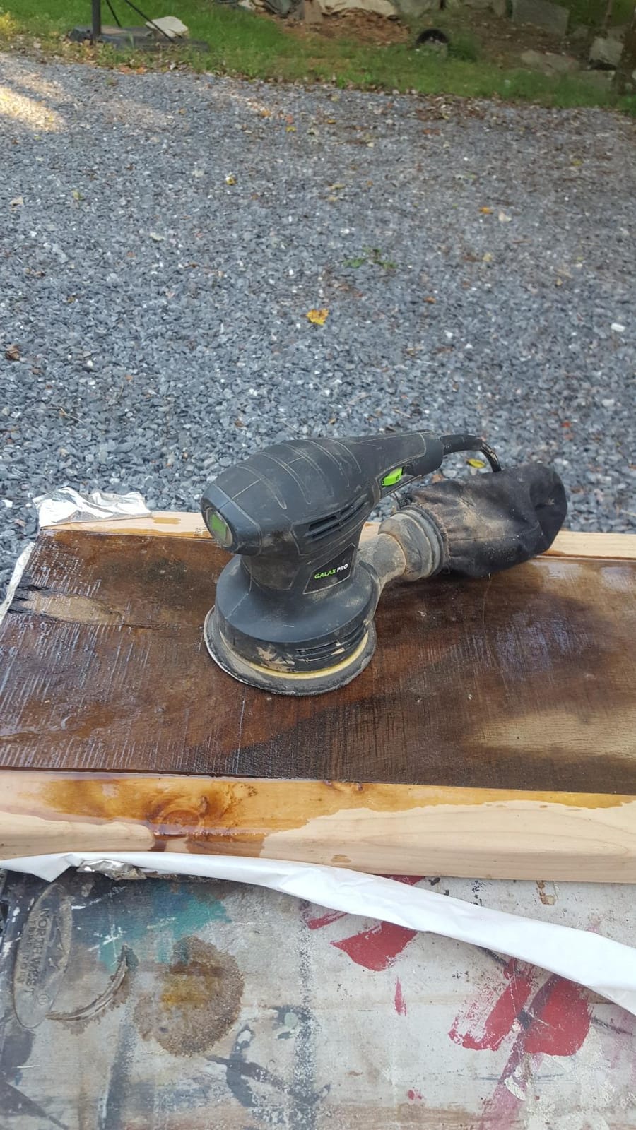 GALAX PRO 280W Random Orbital Sander 6 Variable Speed,15 Sandpaper | 13000 OPM Orbital Sander With Dust Collector, Ideal For Wood Sanding, Furniture Polishing & Household Woodworking Projects customer photo 1