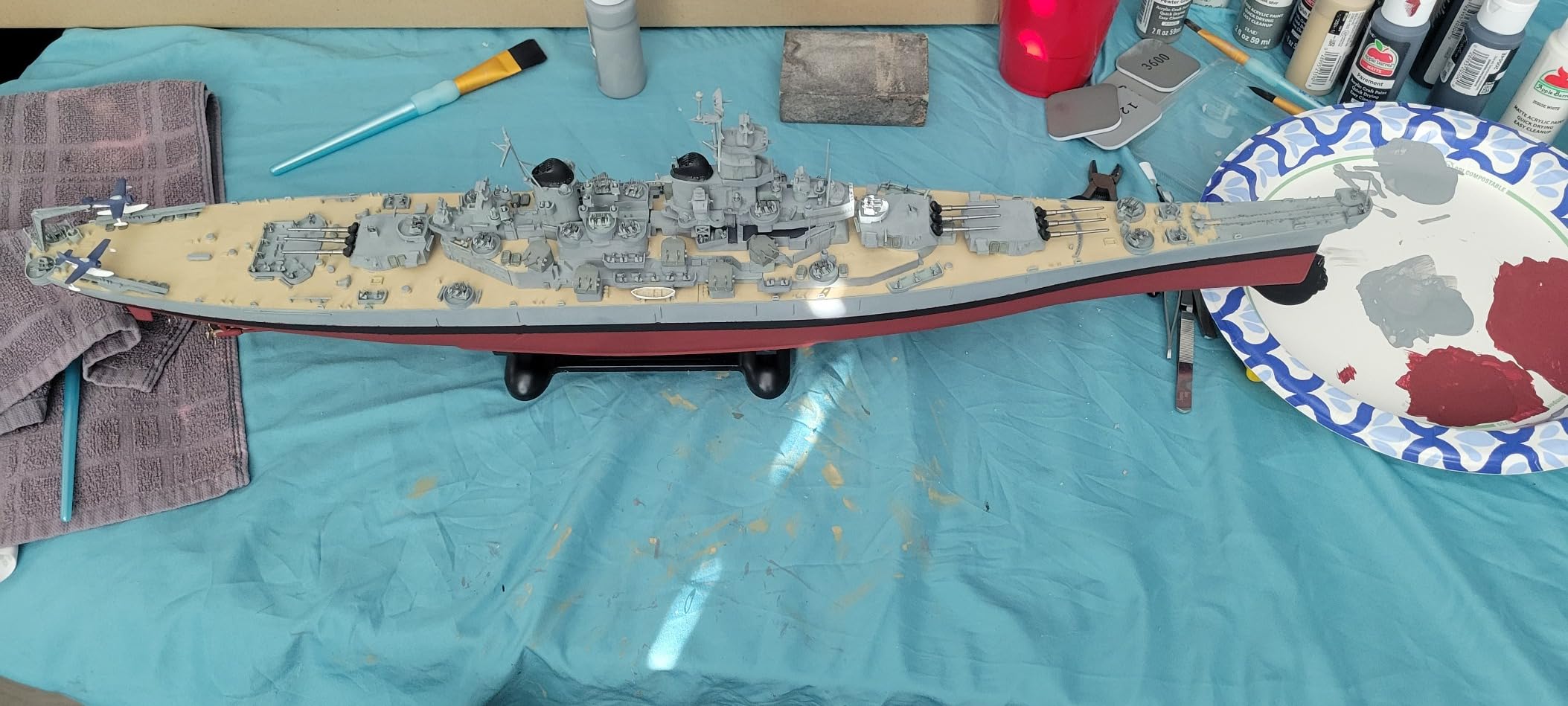 Academy Hobby Model Kits Scale Model : Battle Ships & Aircraft Carrier Kits (1/400 BB-63 Missouri) customer photo 1