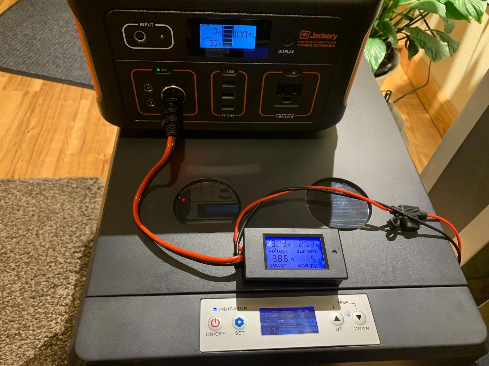Jackery Explorer 500 v2 Portable Power Station, 512Wh, 500W AC, LiFePO4 Battery, 1000W Surge, 14 lbs Lightweight, AC Cable Included, Solar Generator customer photo 2