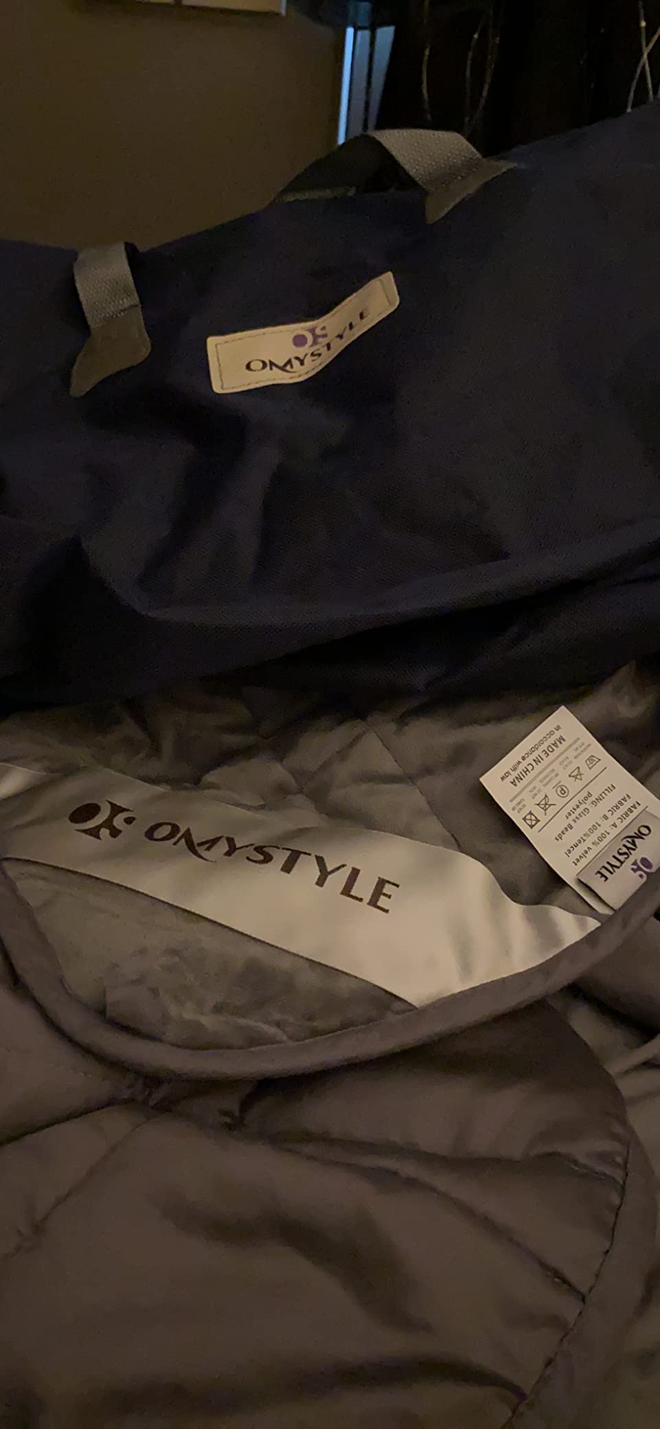 OMYSTYLE Warming & Cooling Weighted Blanket for Adult (25lb, 60 X 80 Inches) - Reversible Tencel/Short Plush Twin Size Weighted Blanket, Bonus Carry Bag Included customer photo 1