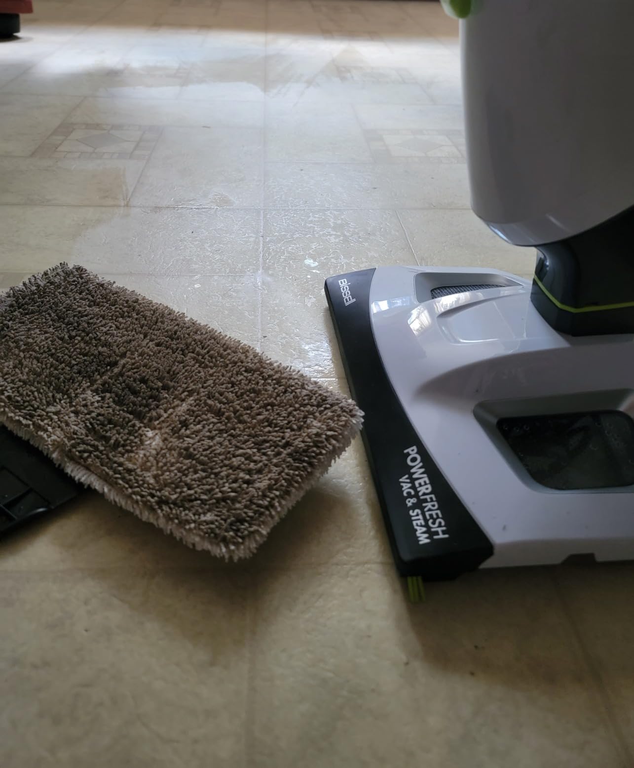 Bissell PowerFresh Vac & Steam All-in-One Vacuum and Steam Mop, 2747A | Vacuum and steam mop in one unit; PowerFresh steam sanitizes hard floors; no chemical cleaners needed customer photo 2