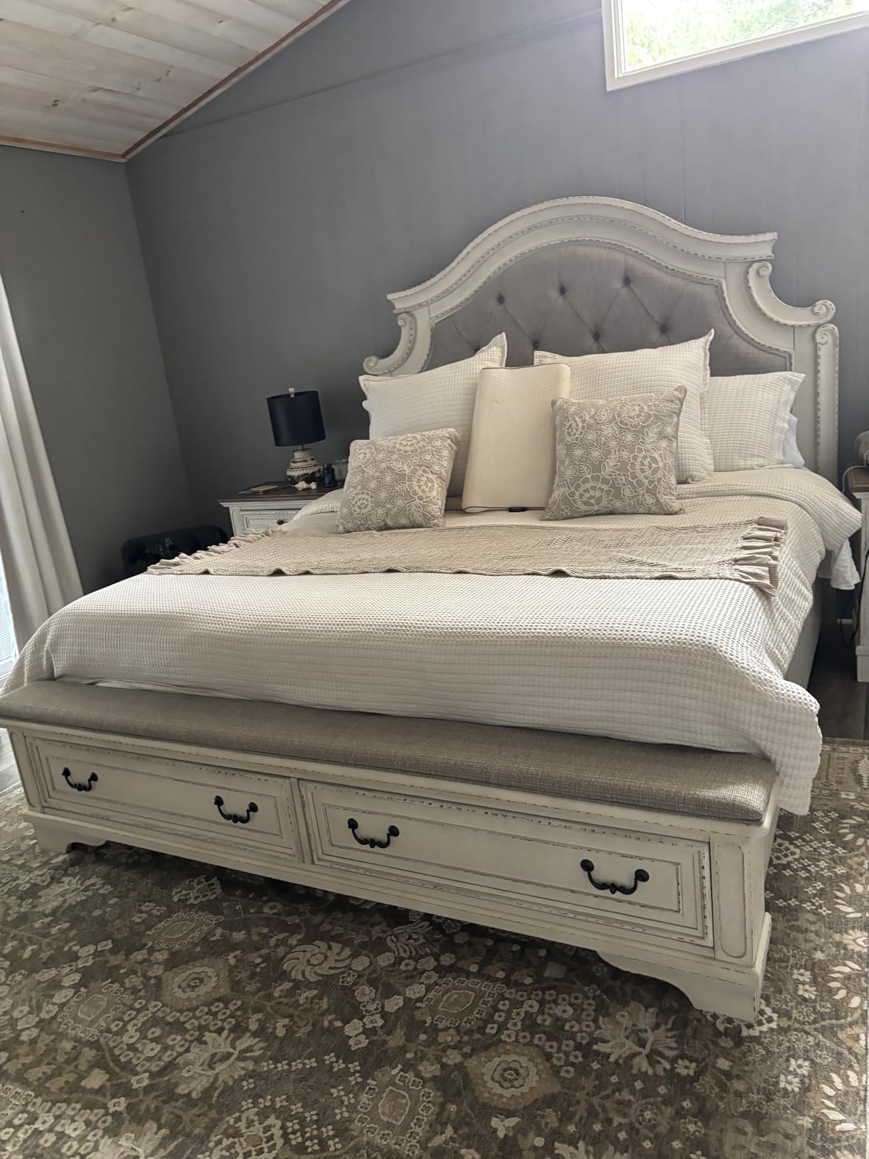 Tempur-Pedic TEMPUR-Adapt + Cooling 3-Inch King Mattress Topper Medium Luxury Premium Foam, Washable Cover, Medium Cooling Topper,white customer photo 1