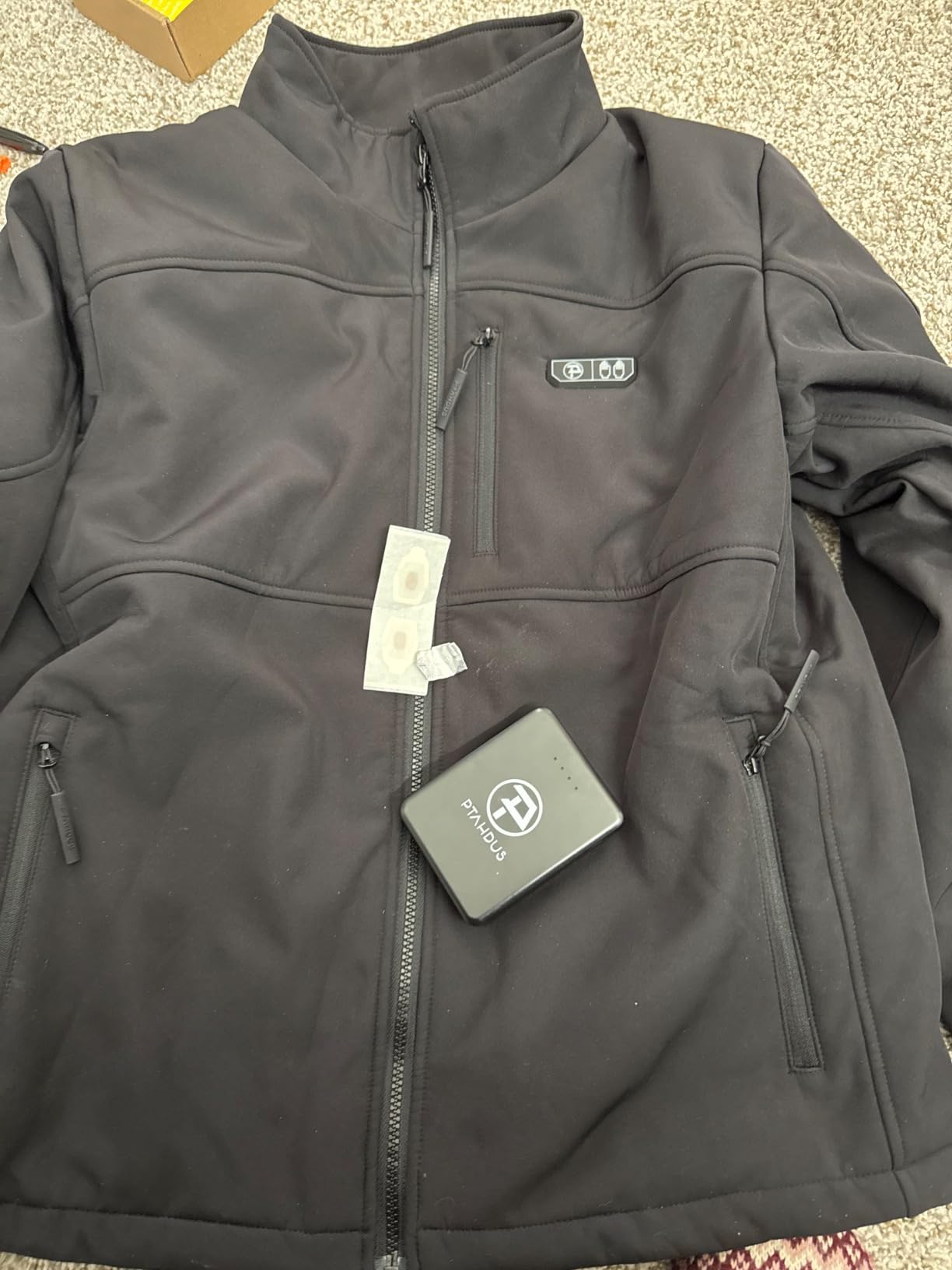 Men's Heated Jackets 5 Heat Zones Battery Pack Included, with Hand Warmer Pocket customer photo 2