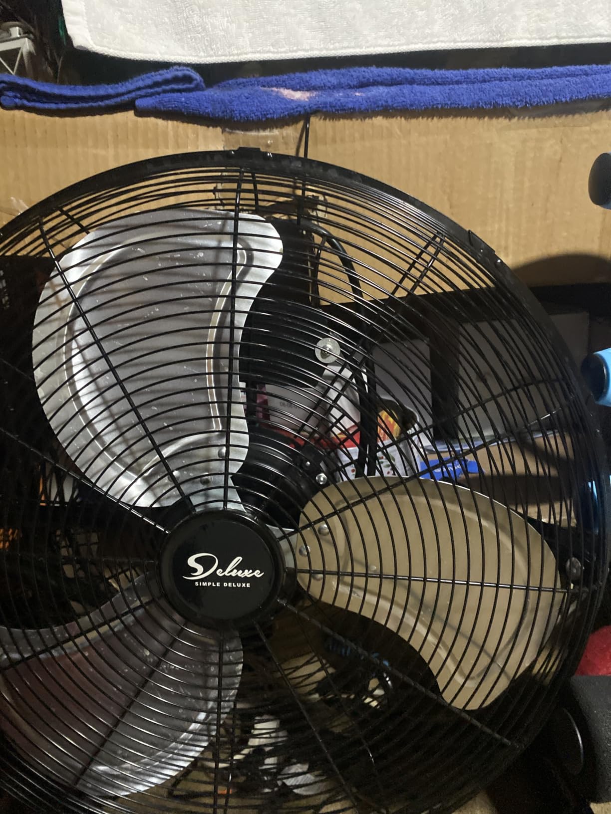 Simple Deluxe 20 Inch 3-Speed High Velocity Heavy Duty Metal Industrial Floor Fan for Warehouse, Workshop, Factory and Basement, Black, 1 Pack customer photo 2