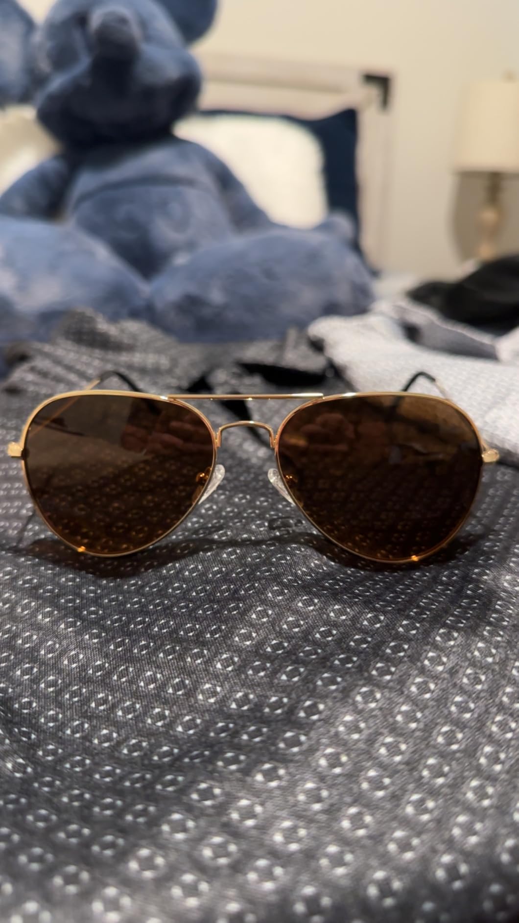 KALIYADI Classic Aviator Sunglasses for Men Women Driving Sun glasses Polarized Lens UV Blocking customer photo 1