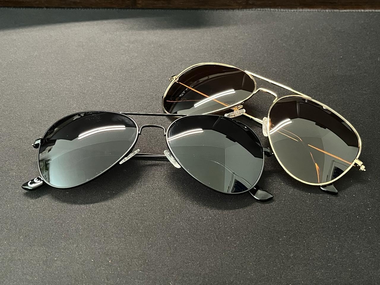 KALIYADI Classic Aviator Sunglasses for Men Women Driving Sun glasses Polarized Lens UV Blocking customer photo 2