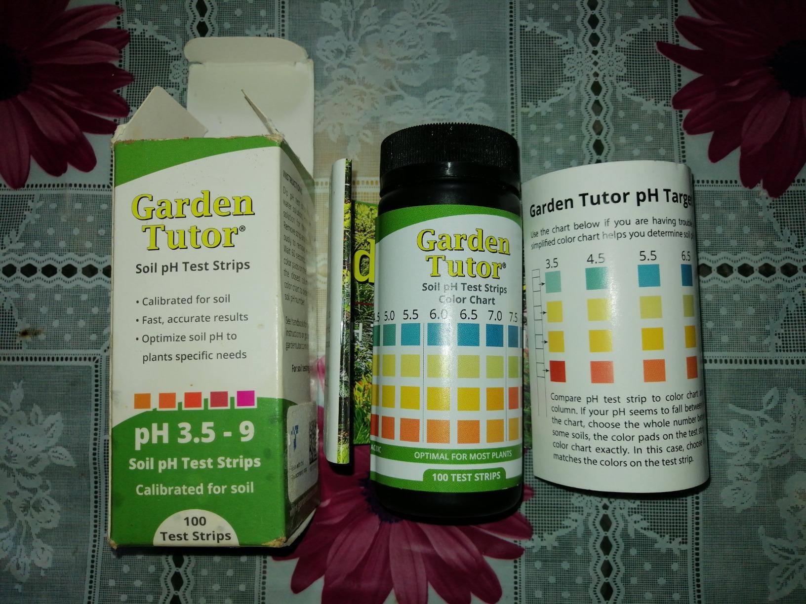 Garden Tutor Soil pH Test Kit - 100 Strips with AI-Powered Web Reader - Accurate Testing for Lawn, Garden & Compost - pH 3.5-9 customer photo 1
