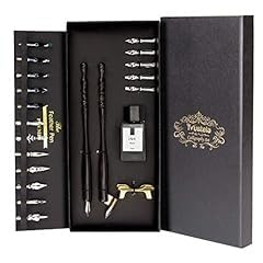 Calligraphy Set for Beginners, Dip Pen Set with 19 Nibs, Oblique Pen Holder, Wooden Pen Set customer photo 1