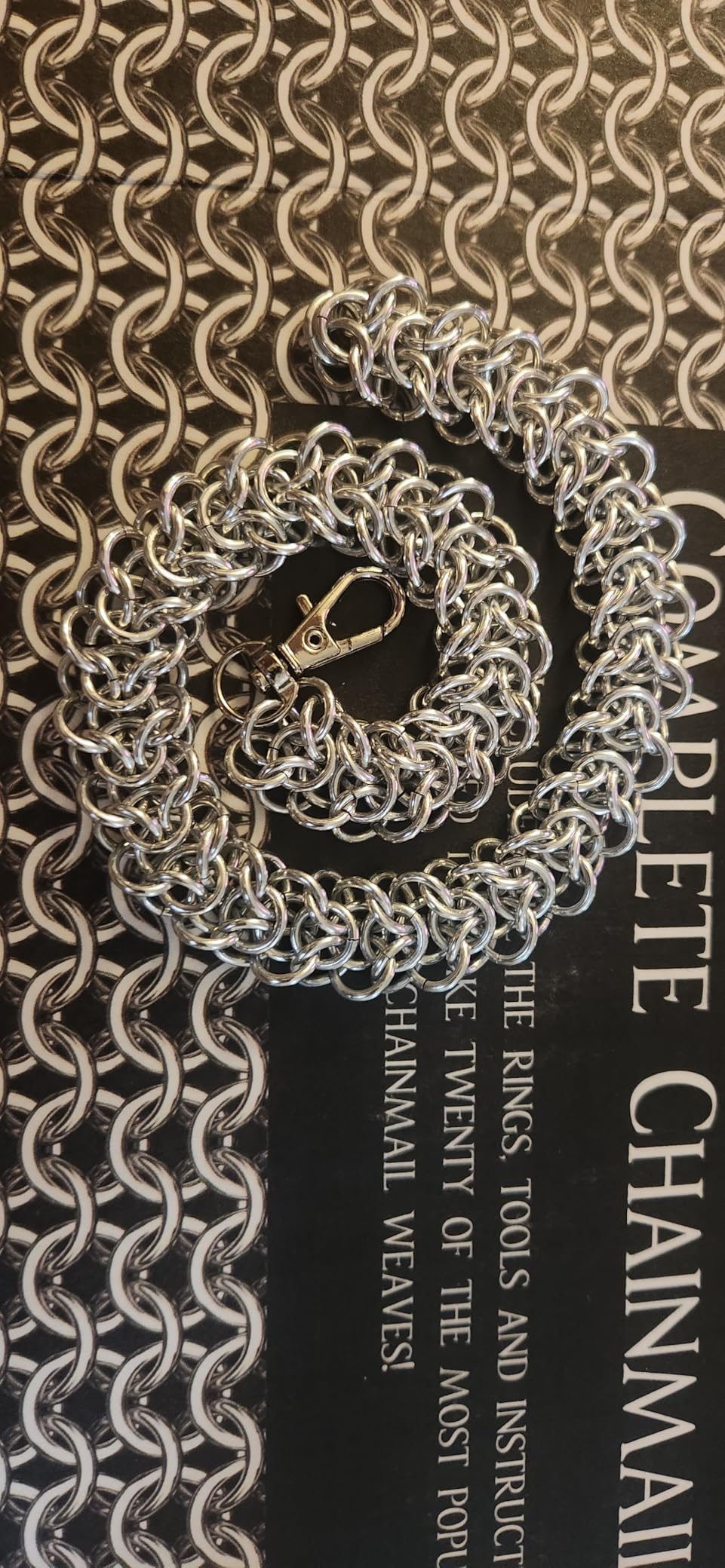 Complete Chainmail Kit - 20 Weave Tutorial Book, 23,000+ Rings (Over 4 Pounds), Clasps, and Tools customer photo 1