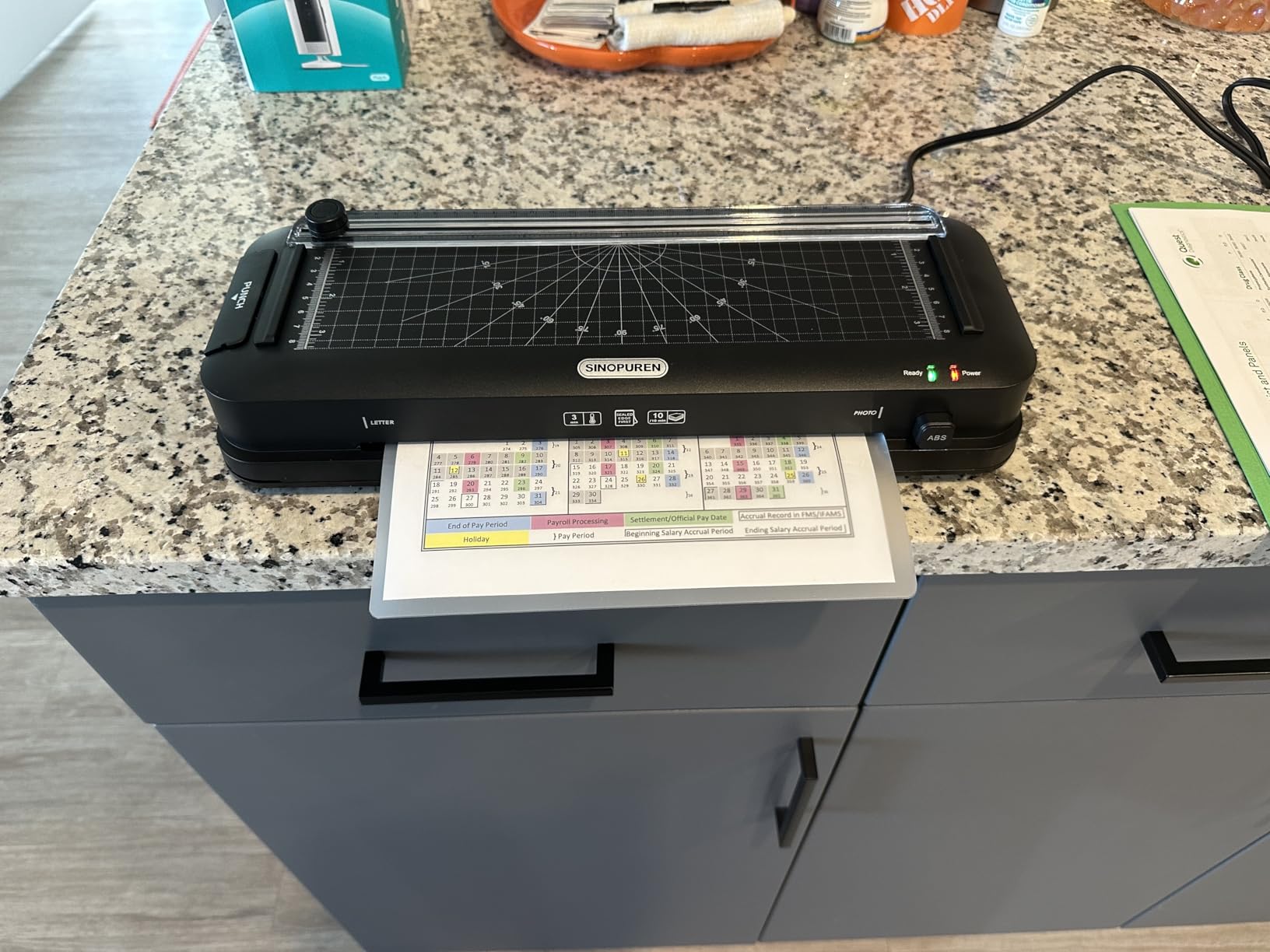 9-Inch Laminator Machine with Trimmer, 10 Pouches customer photo 1