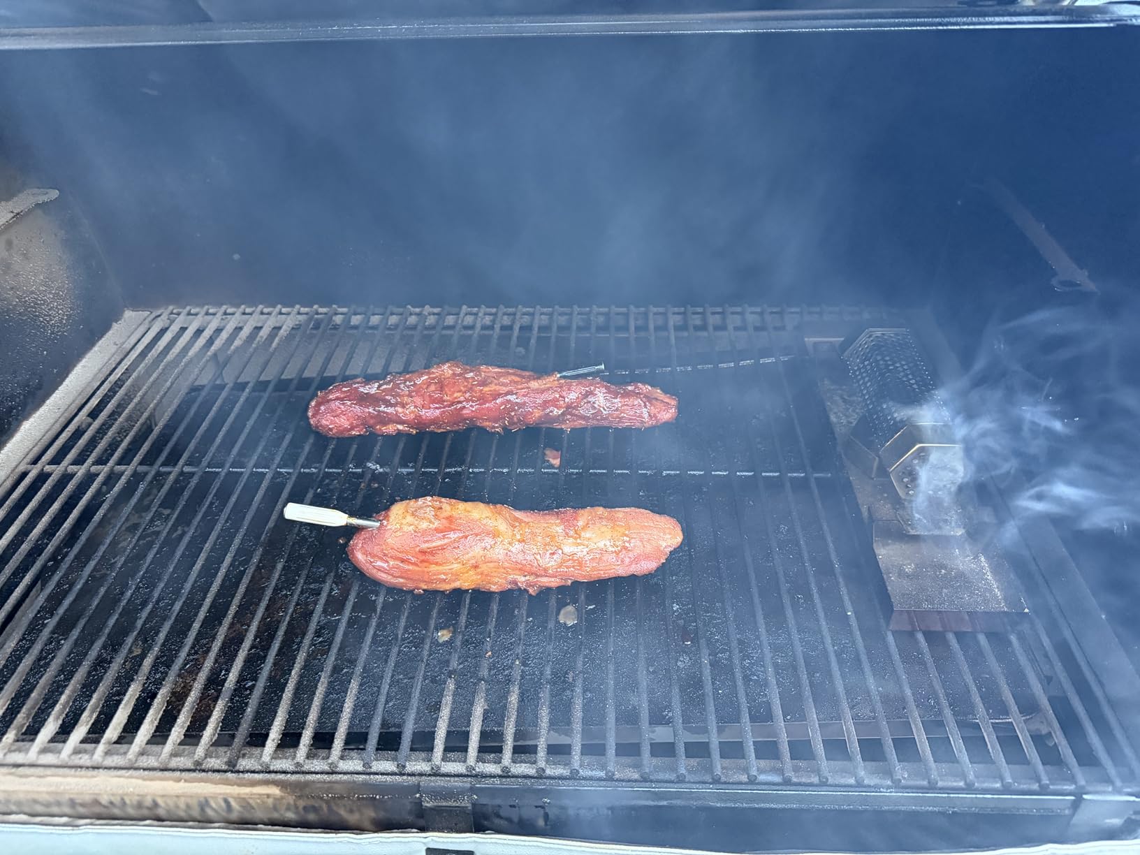 Smoker Smoke Tube Box for Pellets Grill, 6