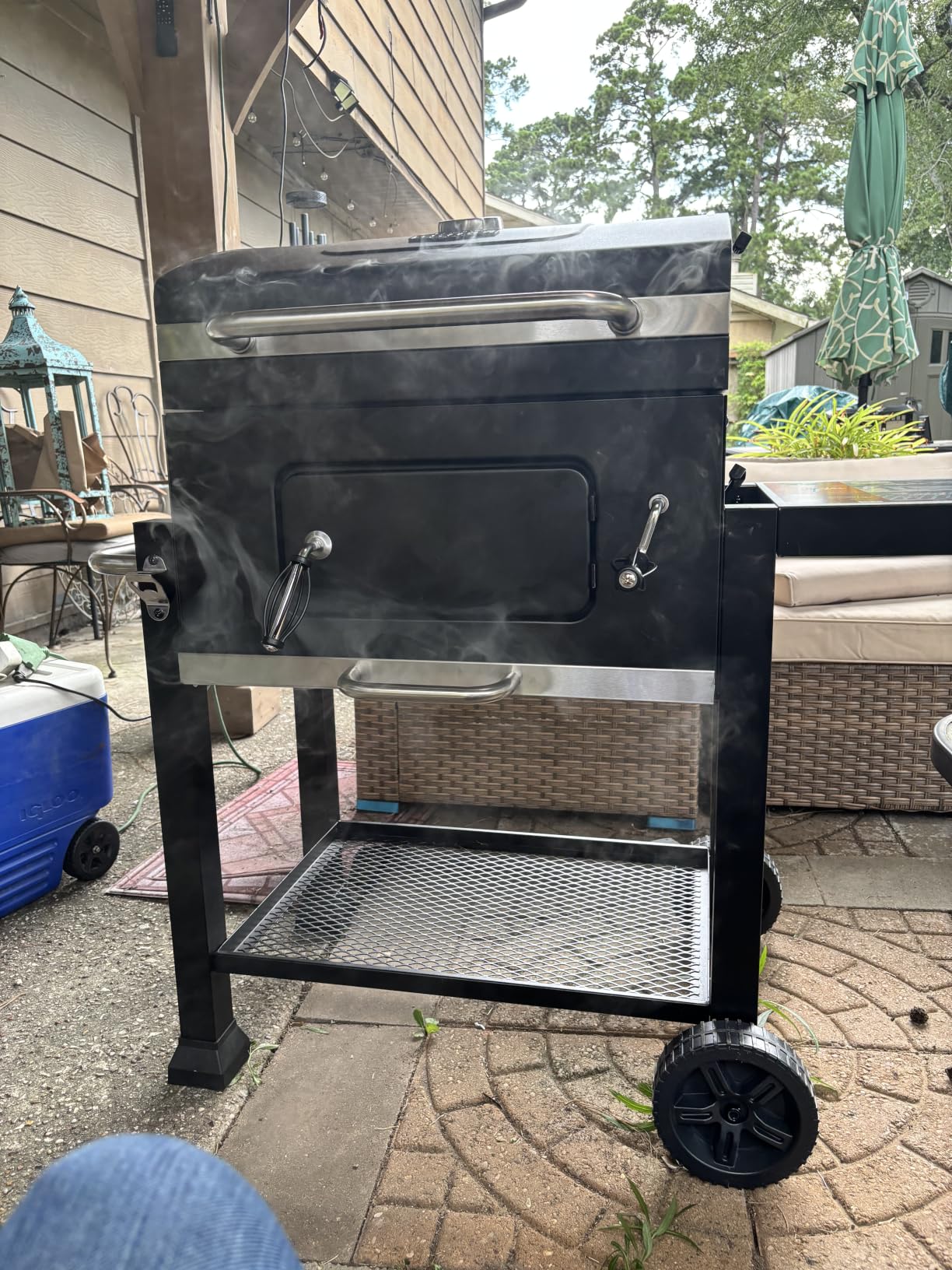 Smoker Smoke Tube Box for Pellets Grill, 6