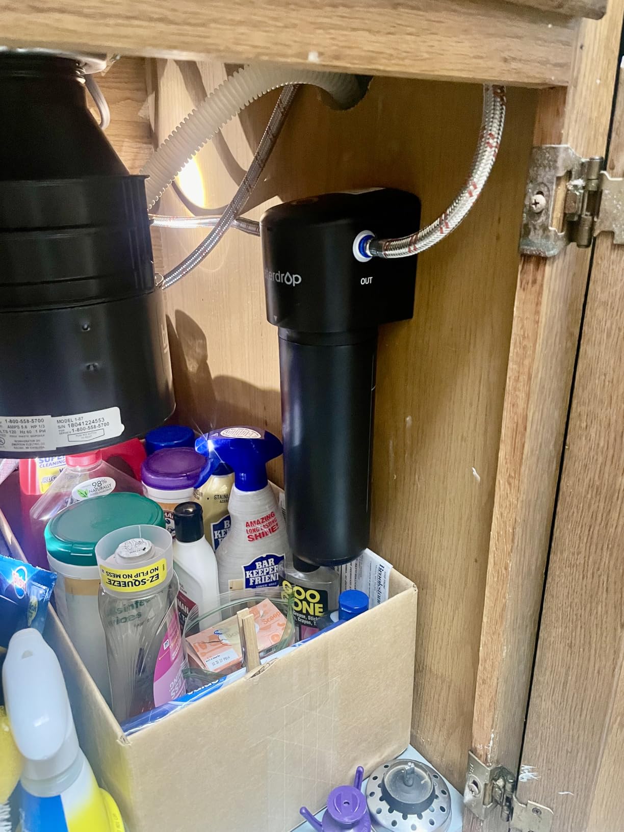 Waterdrop 10UA Under Sink Water Filter System, NSF/ANSI 42 Certified 1 Year | Reduces PFAS, PFOA/PFOS, Lead, Chlorine, Bad Taste & Odor, Under Counter Water Filter Connects Directly to Your Faucet customer photo 1