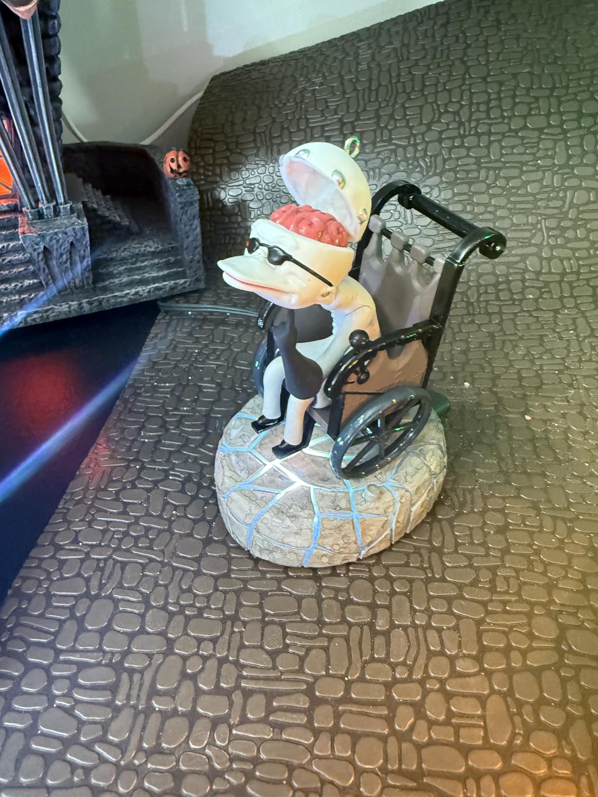 Keepsake Christmas Ornament, Disney Tim Burton's The Nightmare Before Christmas Collection Sandy Claws, Storytellers Light and Sound customer photo 1