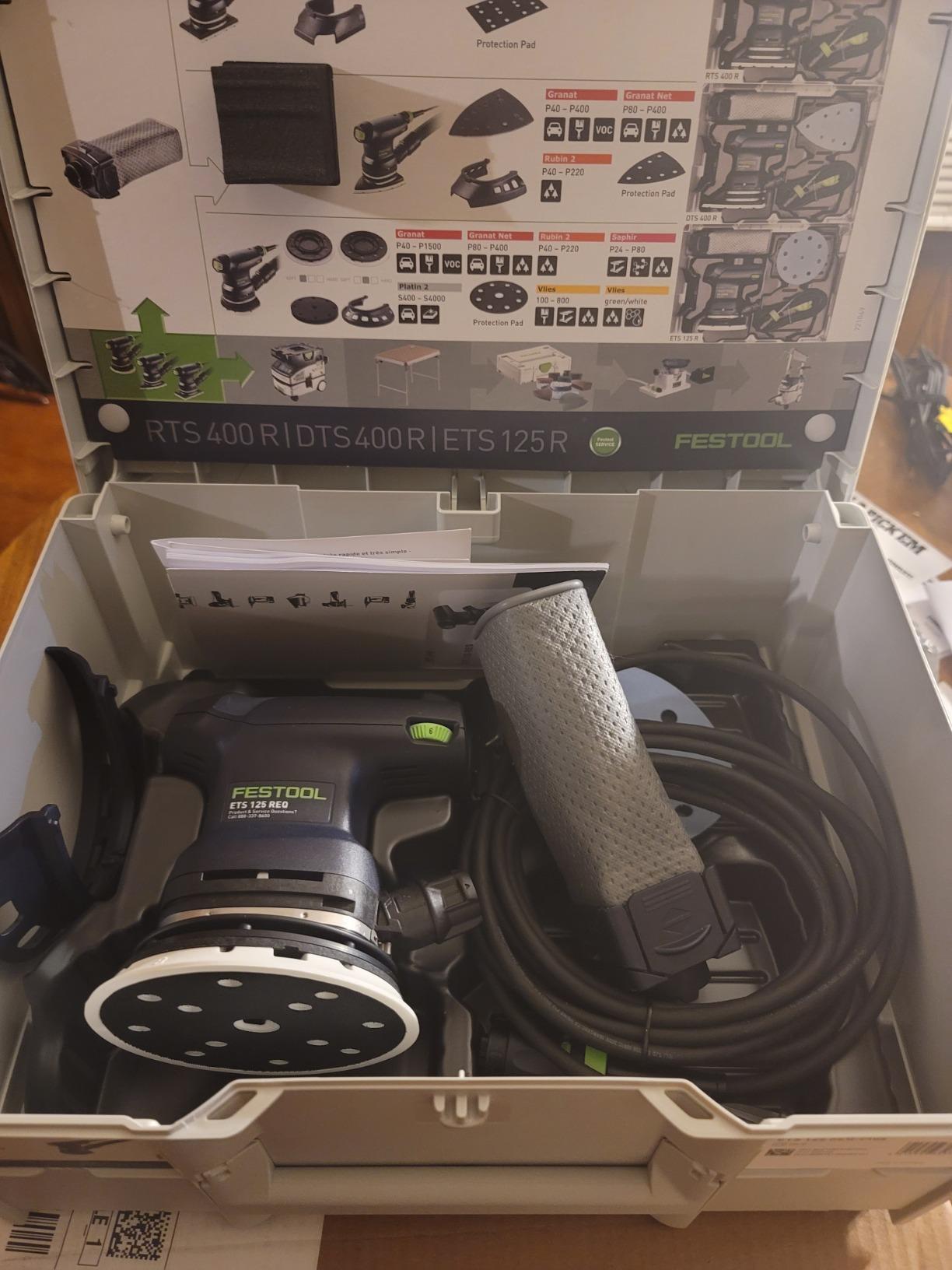 Festool 576070 Random Orbital Sander ETS 125 REQ-Plus customer photo 1