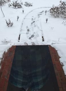 HeatTrak Heated Snow Melting Mats for Entrances - Heated Outdoor Mats - Trusted Snow and Ice Melt Products - Includes GFCI Power Cord - No-Slip Heating Entrance Mat (30