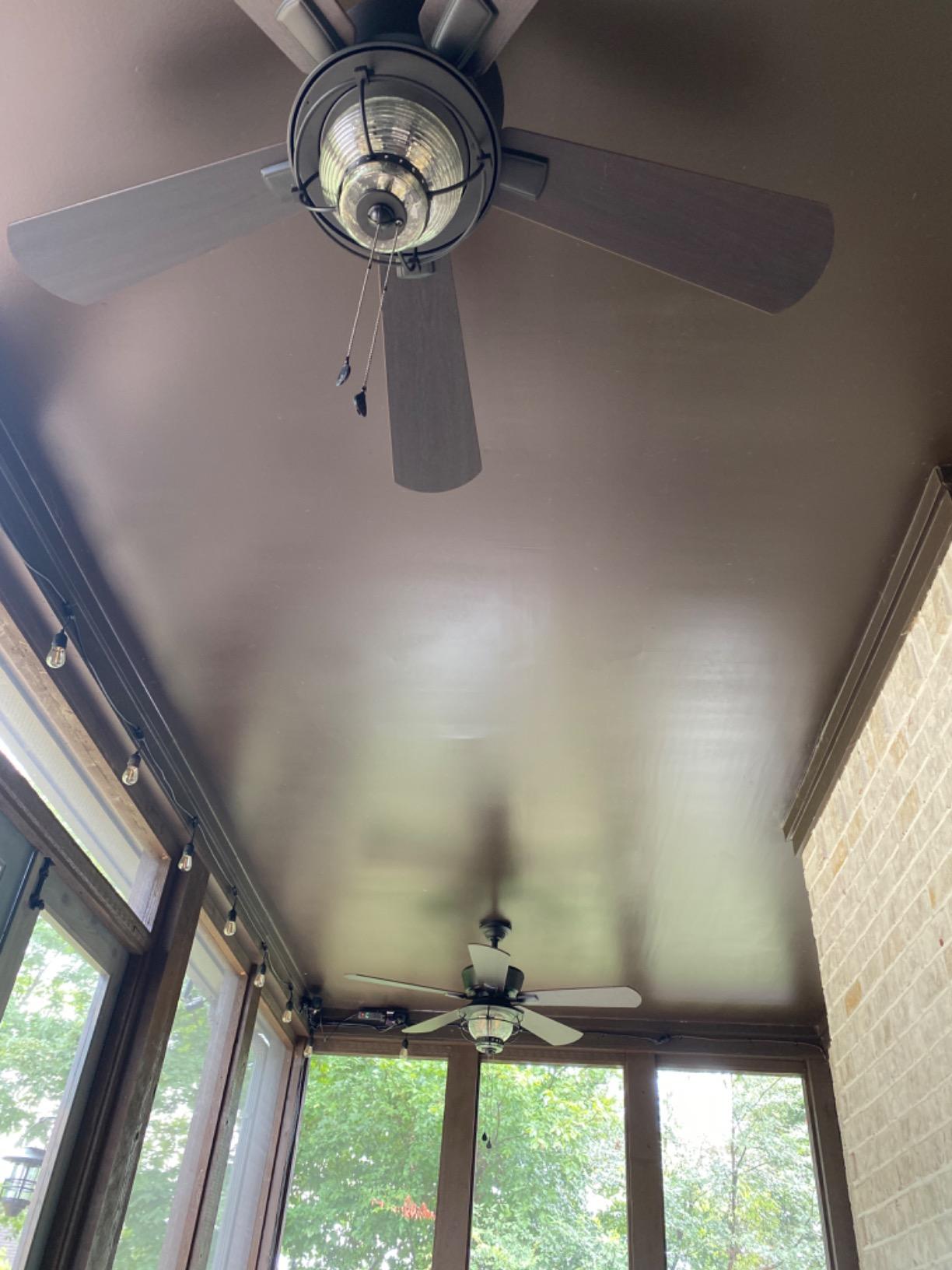 Harbor Breeze Merrimack II 52-in Matte Bronze LED Indoor/Outdoor Ceiling Fan with Light Kit (5-Blade) customer photo 2