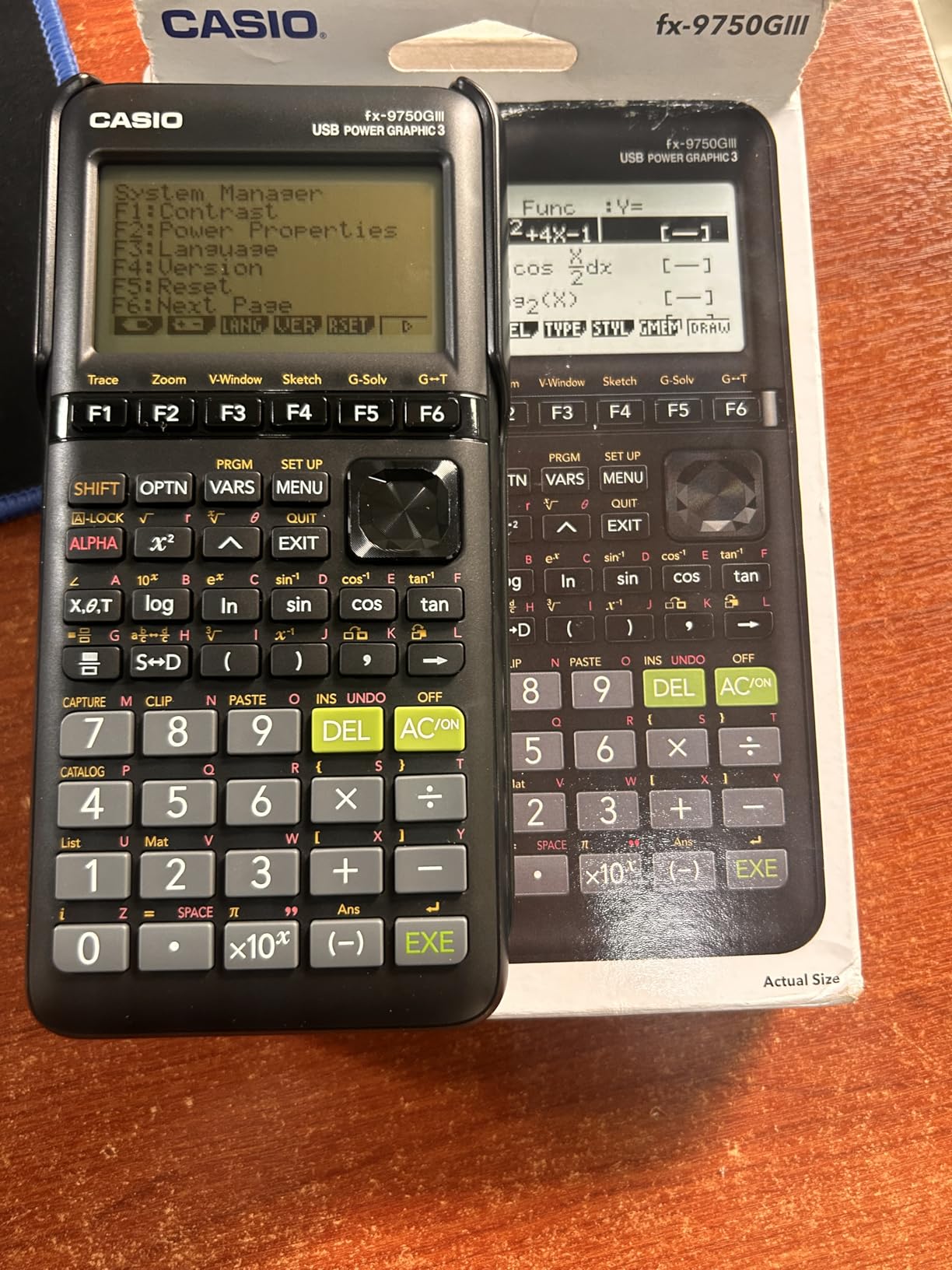Casio fx-9750GIII Graphing Calculator, Python Programming, Black | Natural textbook display with Python programming; ideal for exams, STEM & advanced math customer photo 2