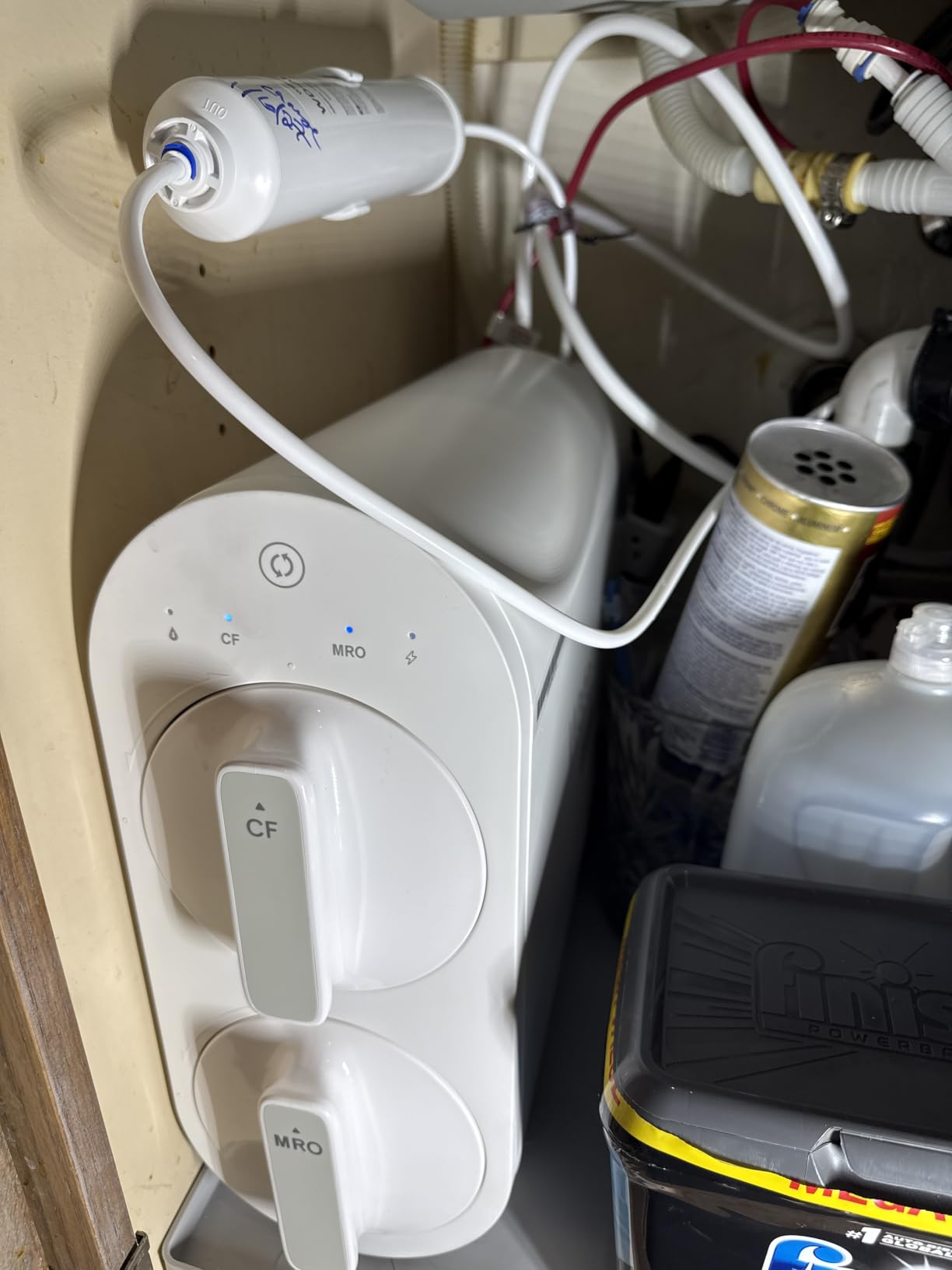 Waterdrop G2P600 Under-Sink RO System, 600 GPD Tankless RO Water Filtration | 7 Stage RO Water Filtration, NSF/ANSI 372 Certified, 2:1 Pure to Drain, TDS Reduction, Under-Sink Reverse Osmosis System customer photo 1