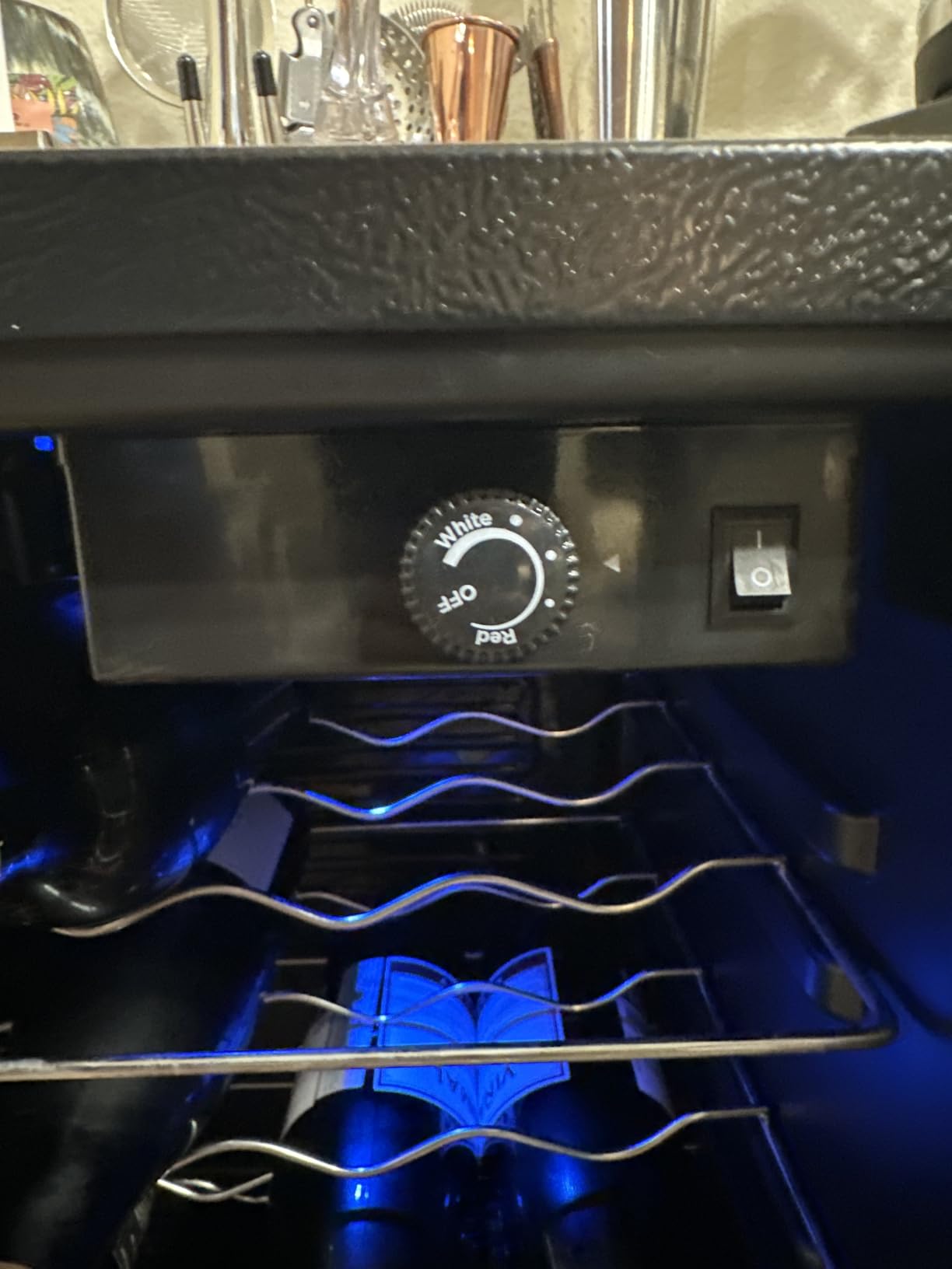 BLACK+DECKER 26 Bottle Wine Fridge with Interior Light and Mechanical Temperature Control, Compressor Cooling Wine Cooler Refrigerator customer photo 1