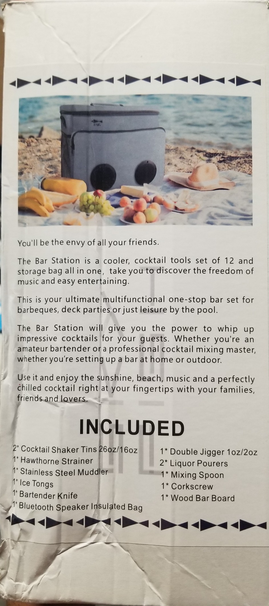 Outdoor Cocktail Travel Set, SKY FISH 13-Pieces Bartender Kit Including Bar Tools and Insulated Bag for Travel, Camping and Picnic customer photo 1