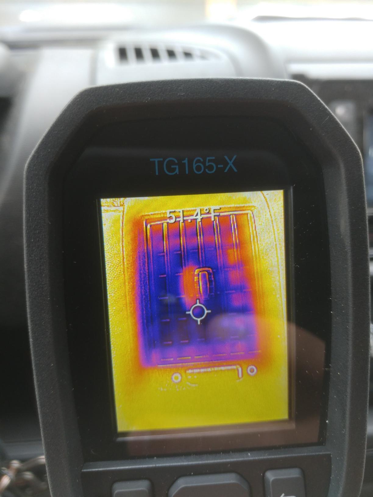 FLIR TG165-X Thermal Imaging Camera with Bullseye Laser, Spot IR | 80x60 IR, -25 to 300C, spot thermometer, MSX, IP54, building/HVAC/electrical customer photo 2
