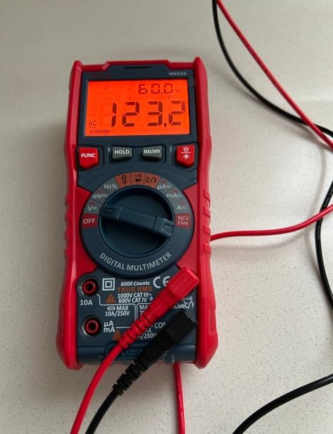 AstroAI 6000 Counts TRMS Auto-Ranging Digital Multimeter, NCV Live Wire Detection, Capacitance & Temperature Tester, CAT III 600V Safe for Home & Auto, Large Screen & Smart Safety Alert, Flashlight customer photo 1