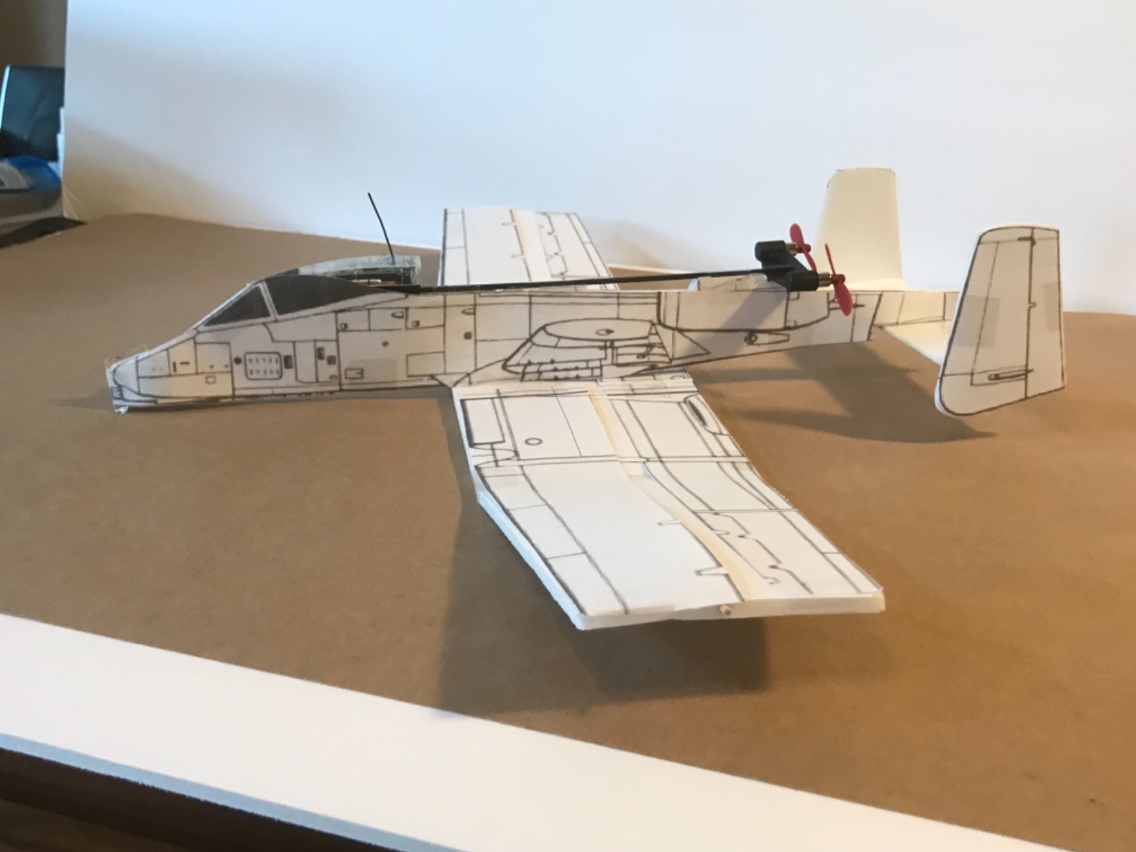 POWERUP 4.0 Paper Airplane Kit - Smartphone App Controlled RC Plane Motor customer photo 2