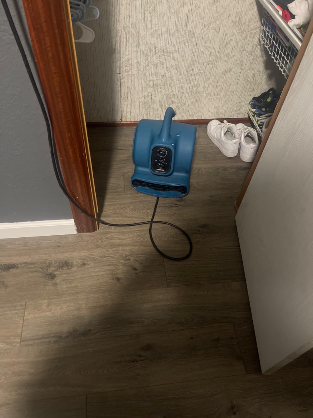 XPOWER P-230AT Mini Mighty 1/4 HP 925 CFM Centrifugal Air Mover, Carpet Dryer, Floor Fan, Blower, Stackable, Daisy Chain, for Water Damage Restoration, Janitorial, Plumbing, Home Use customer photo 2